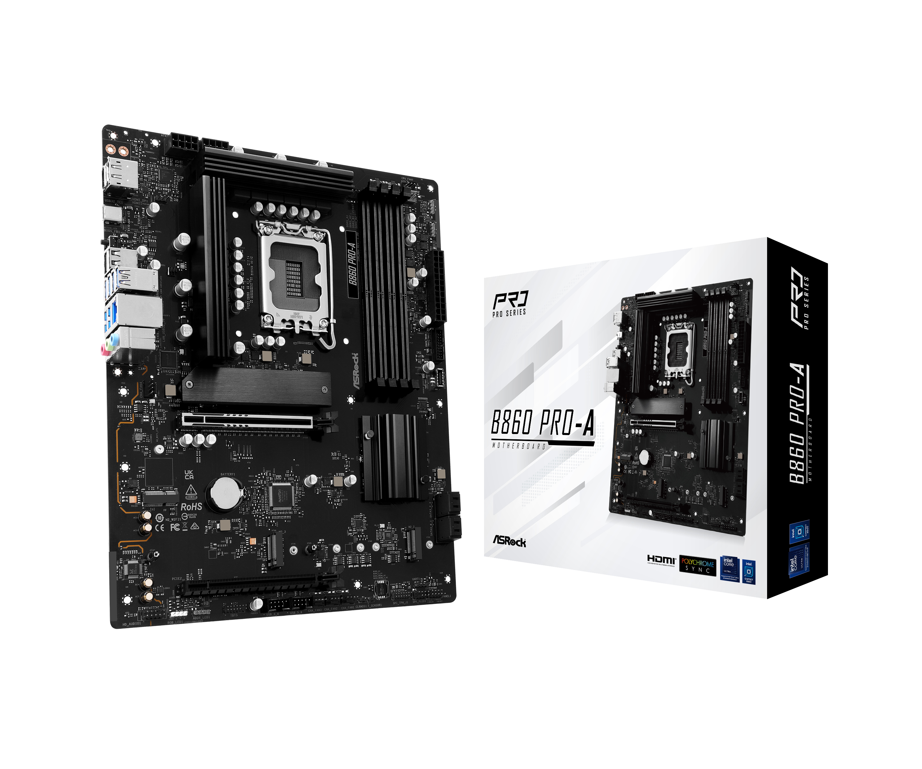 Asrock B860 Pro-A (LGA 1851) DDR5 ATX Motherboard