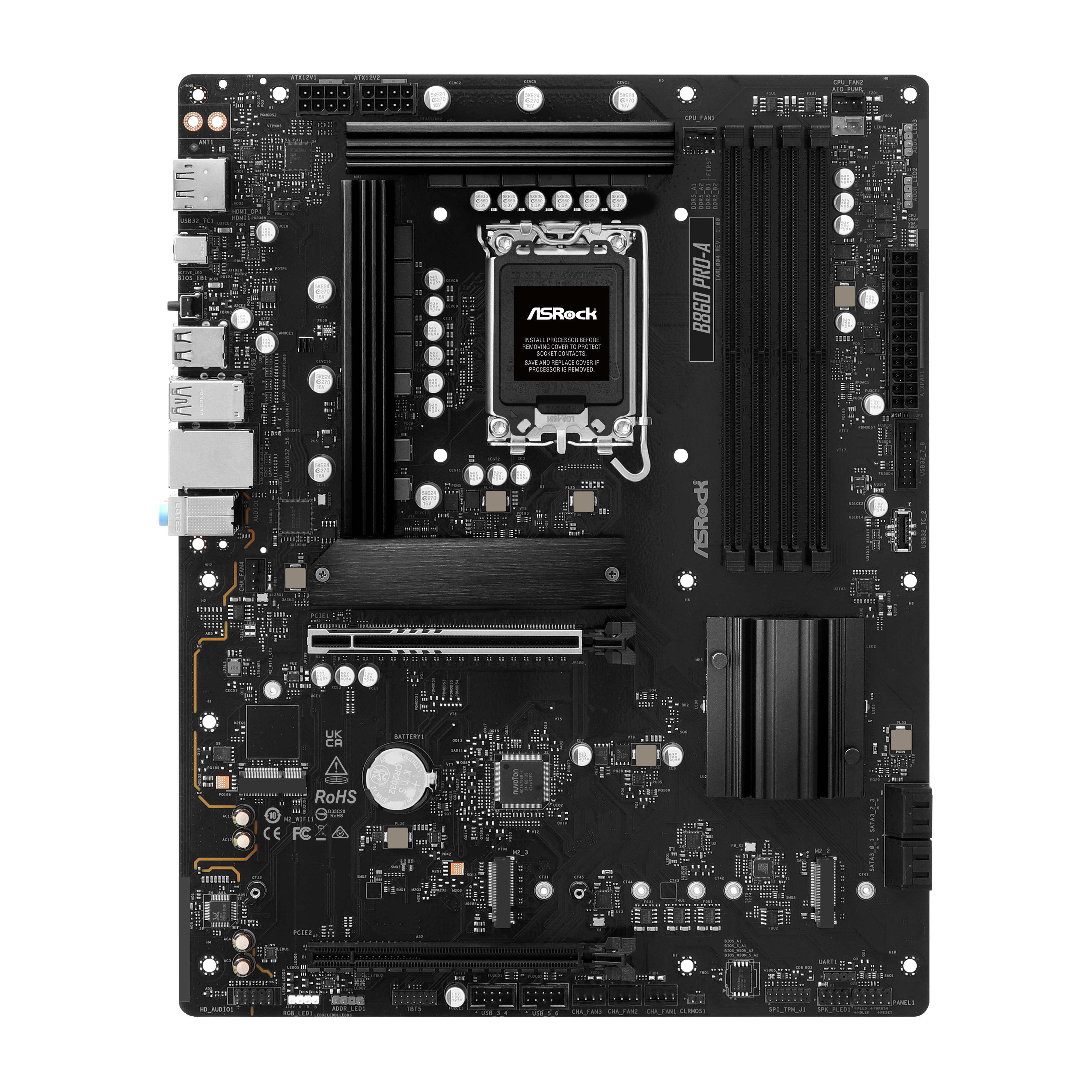 ASRock - Asrock B860 Pro-A (LGA 1851) DDR5 ATX Motherboard