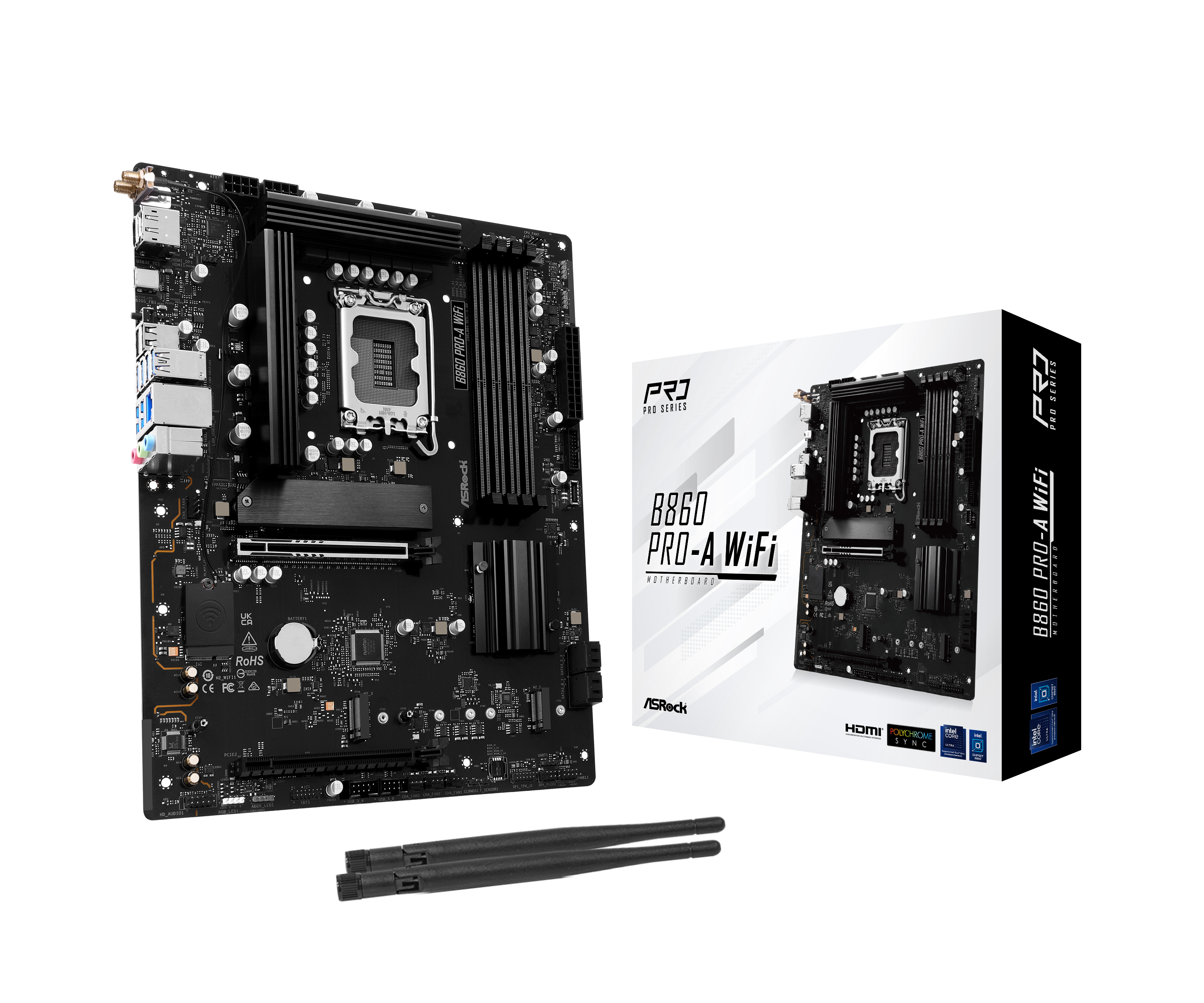 Asrock B860 Pro-A WIFI (LGA 1851) DDR5 ATX Motherboard