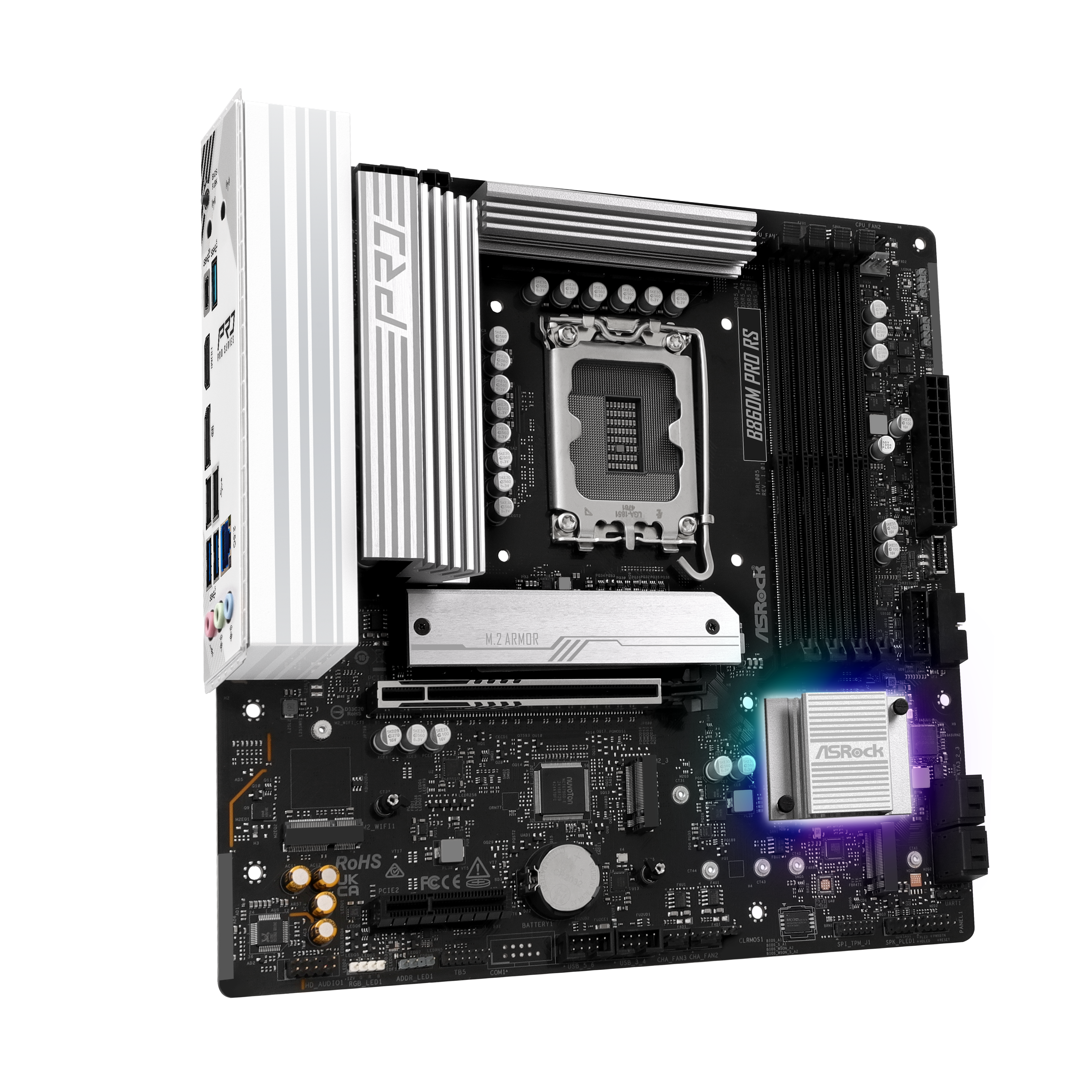 ASRock - Asrock B860M Pro RS (LGA 1851) DDR5 Micro-ATX Motherboard