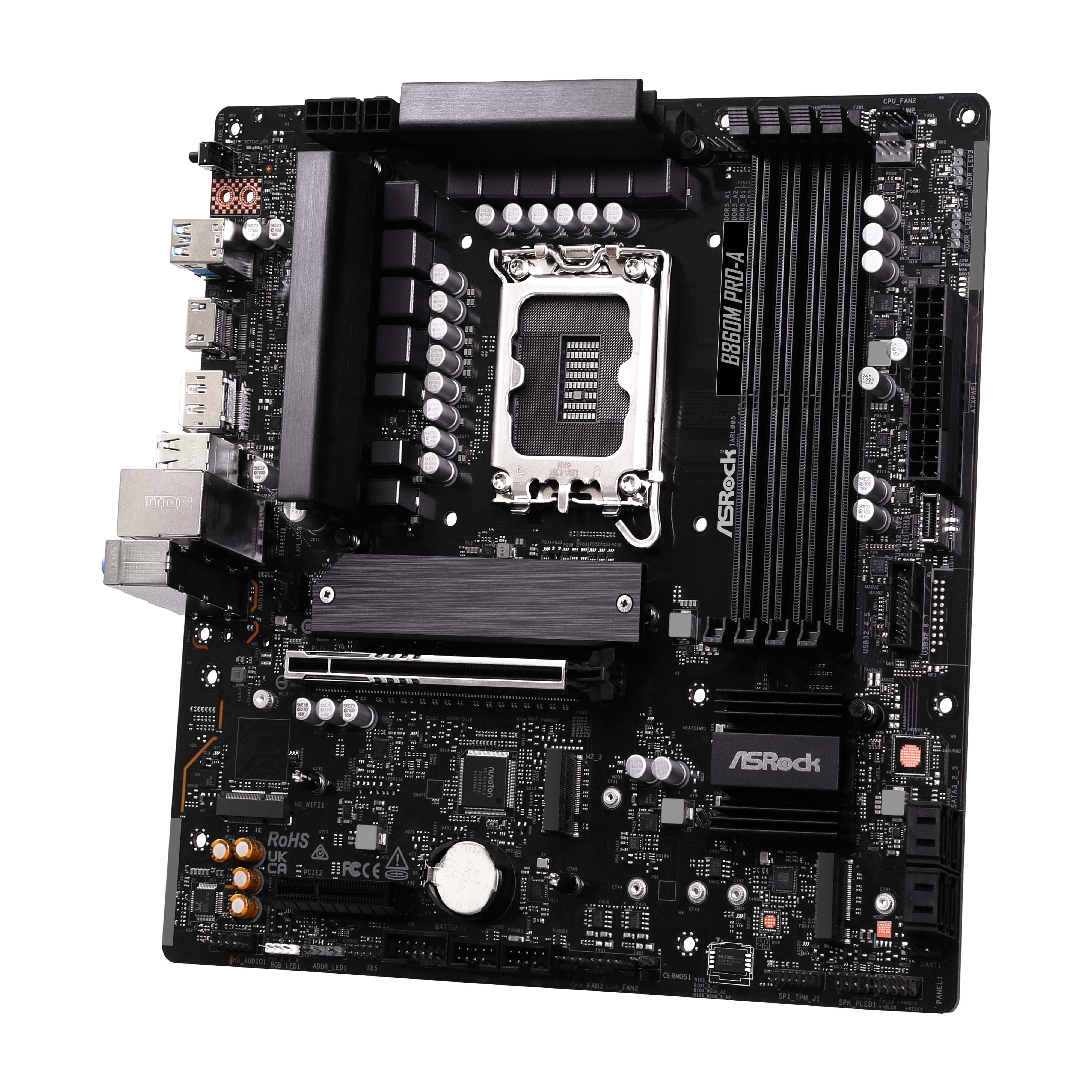 ASRock - Asrock B860M Pro-A (LGA 1851) DDR5 Micro-ATX Motherboard