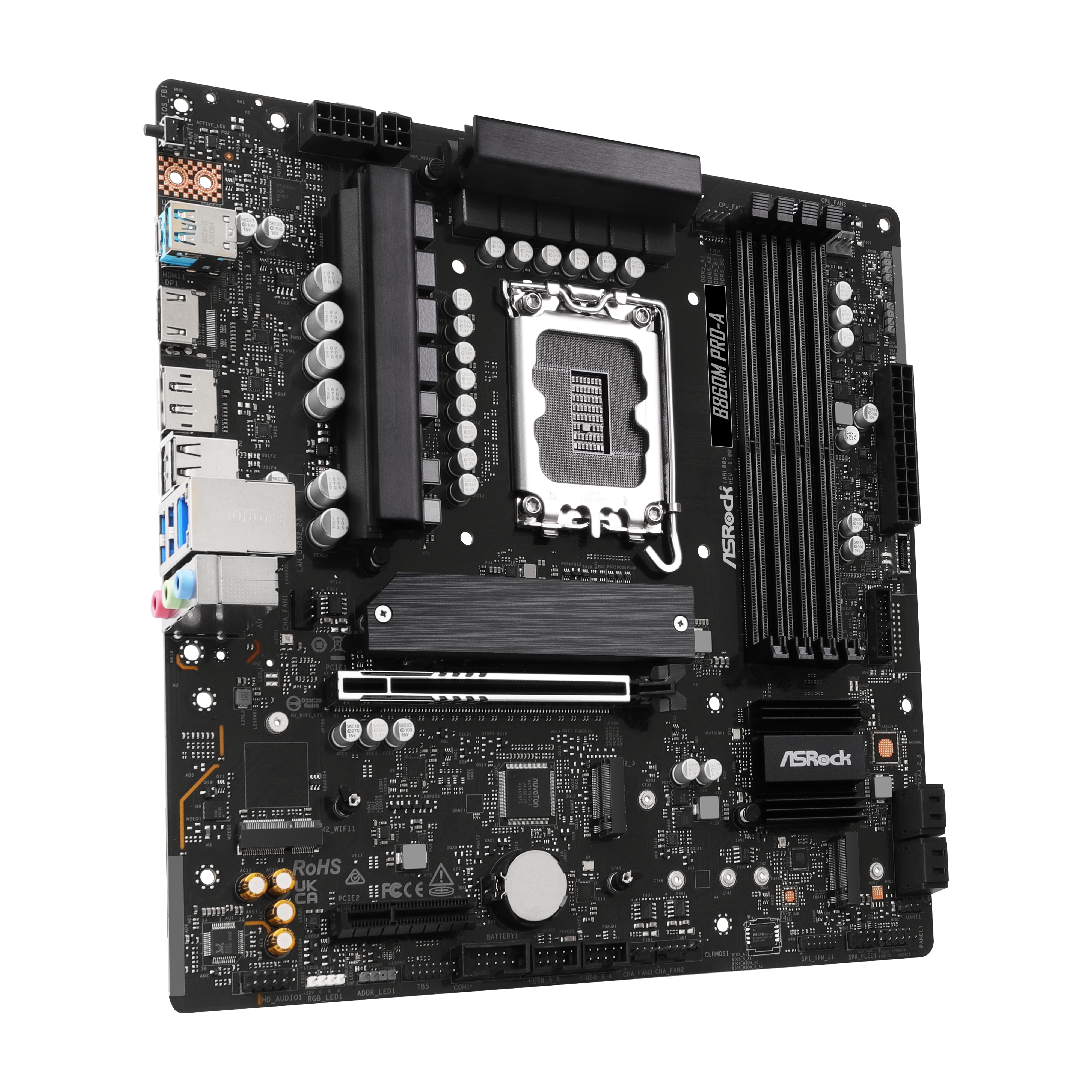 ASRock - Asrock B860M Pro-A (LGA 1851) DDR5 Micro-ATX Motherboard