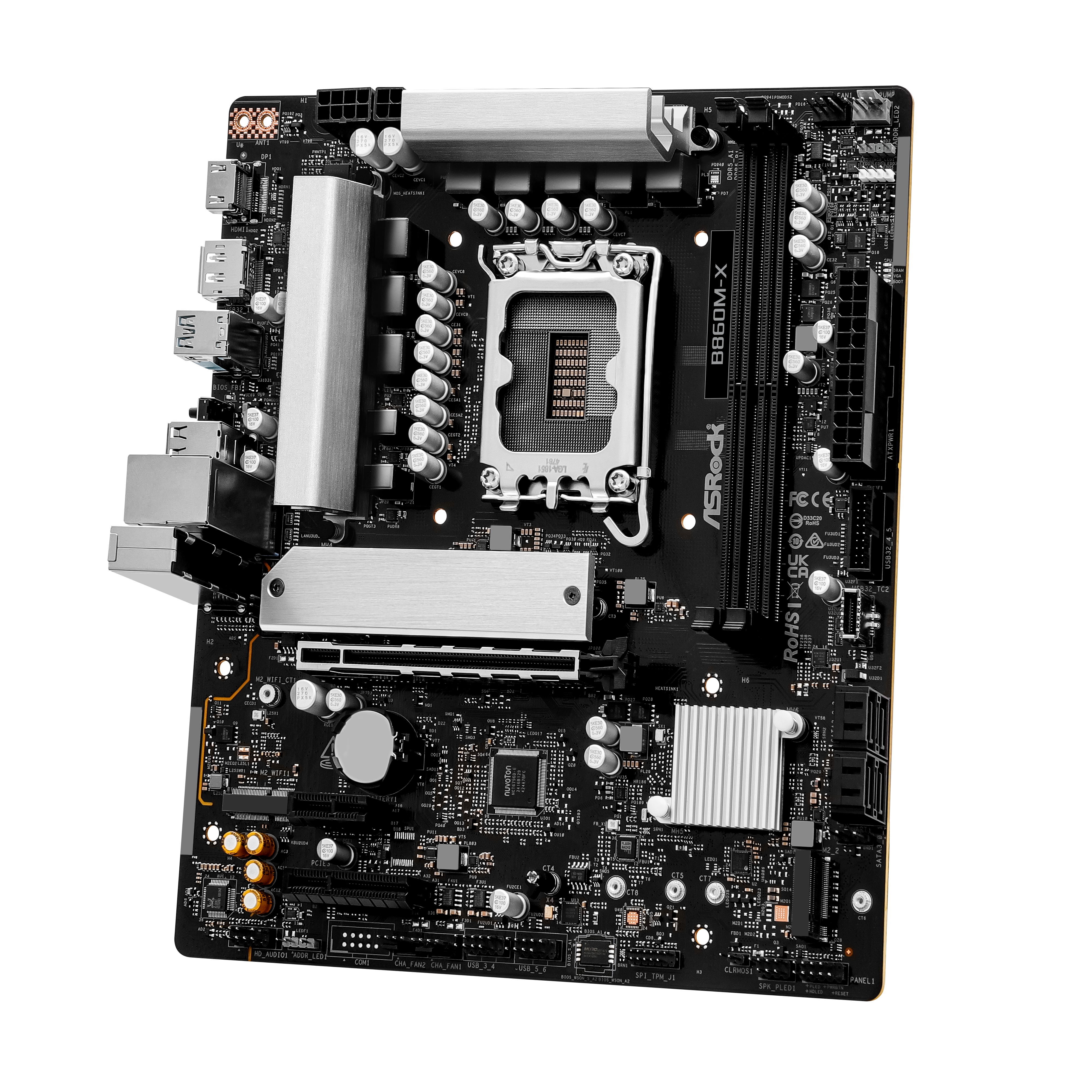 ASRock - Asrock B860M-X (LGA 1851) DDR5 Micro-ATX Motherboard