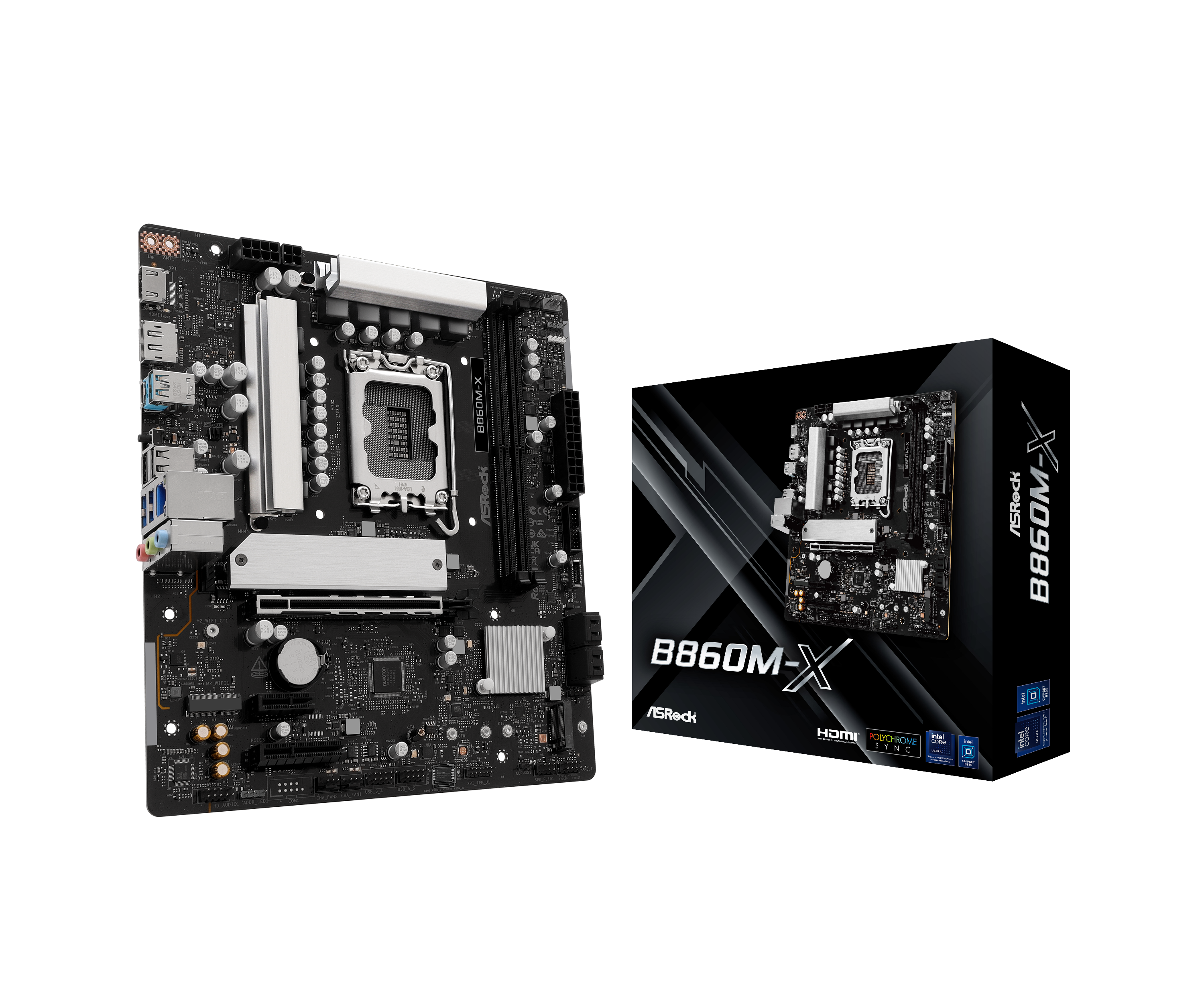 Asrock B860M-X (LGA 1851) DDR5 Micro-ATX Motherboard