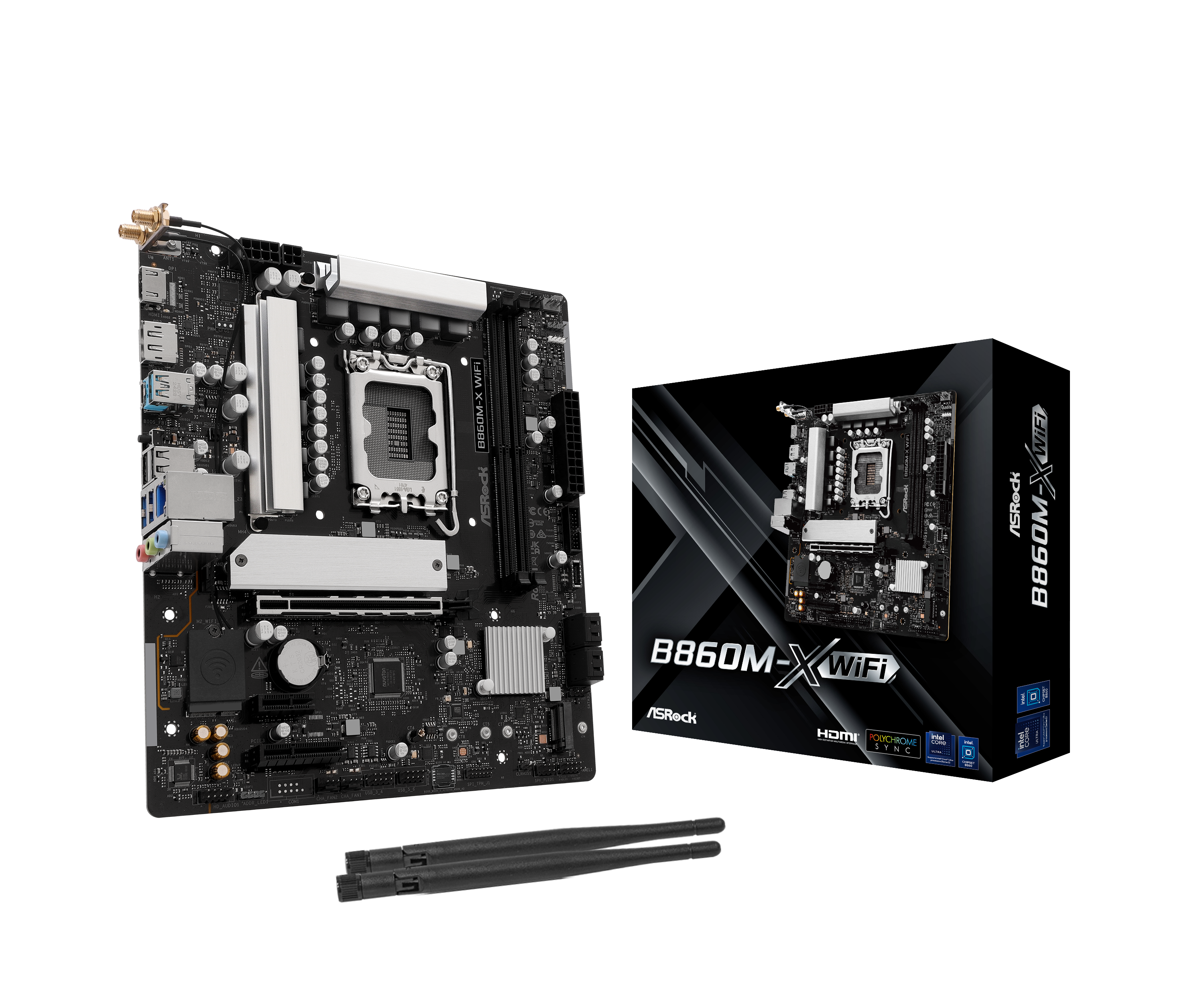 Asrock B860M-X WIFI (LGA 1851) DDR5 Micro-ATX Motherboard