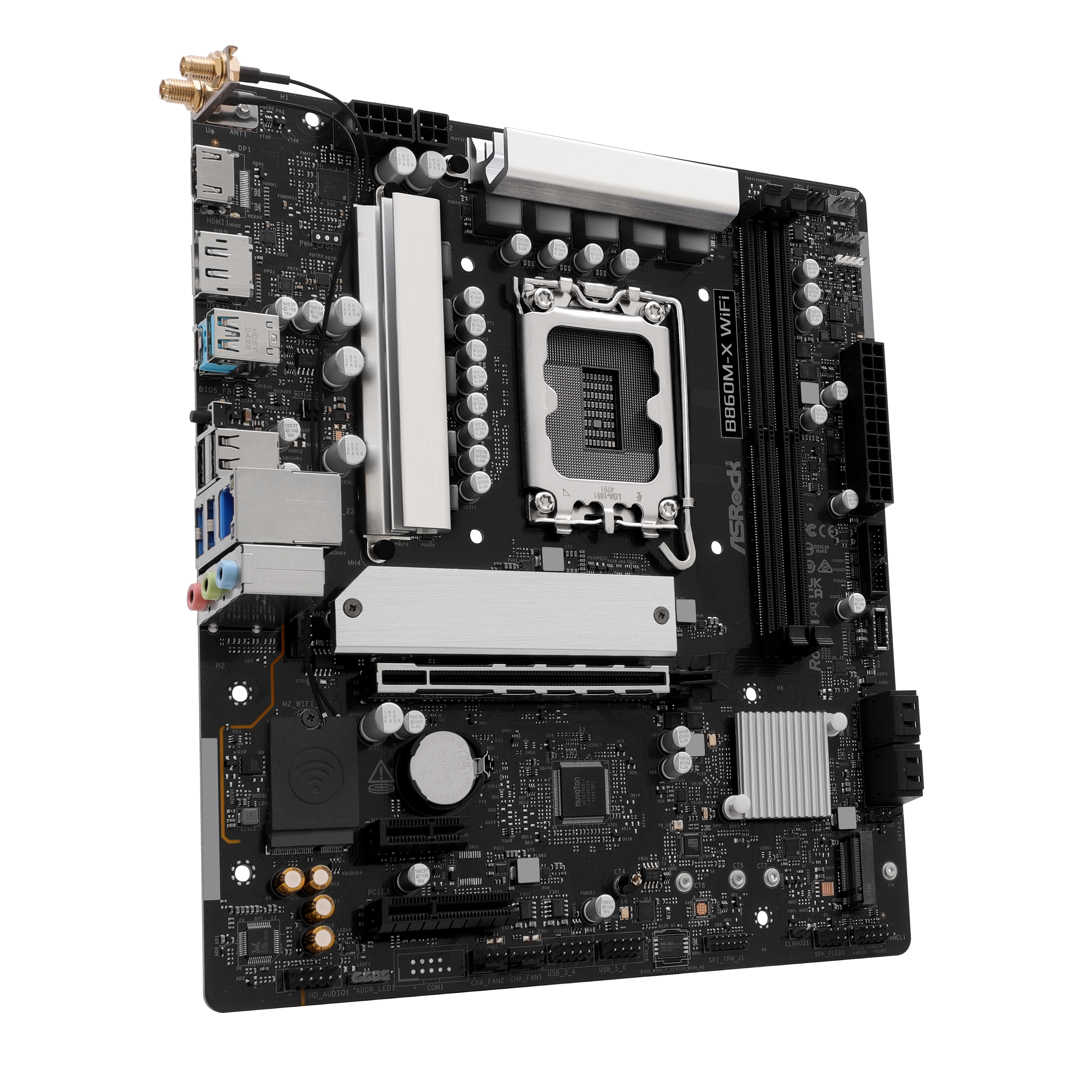 ASRock - Asrock B860M-X WIFI (LGA 1851) DDR5 Micro-ATX Motherboard