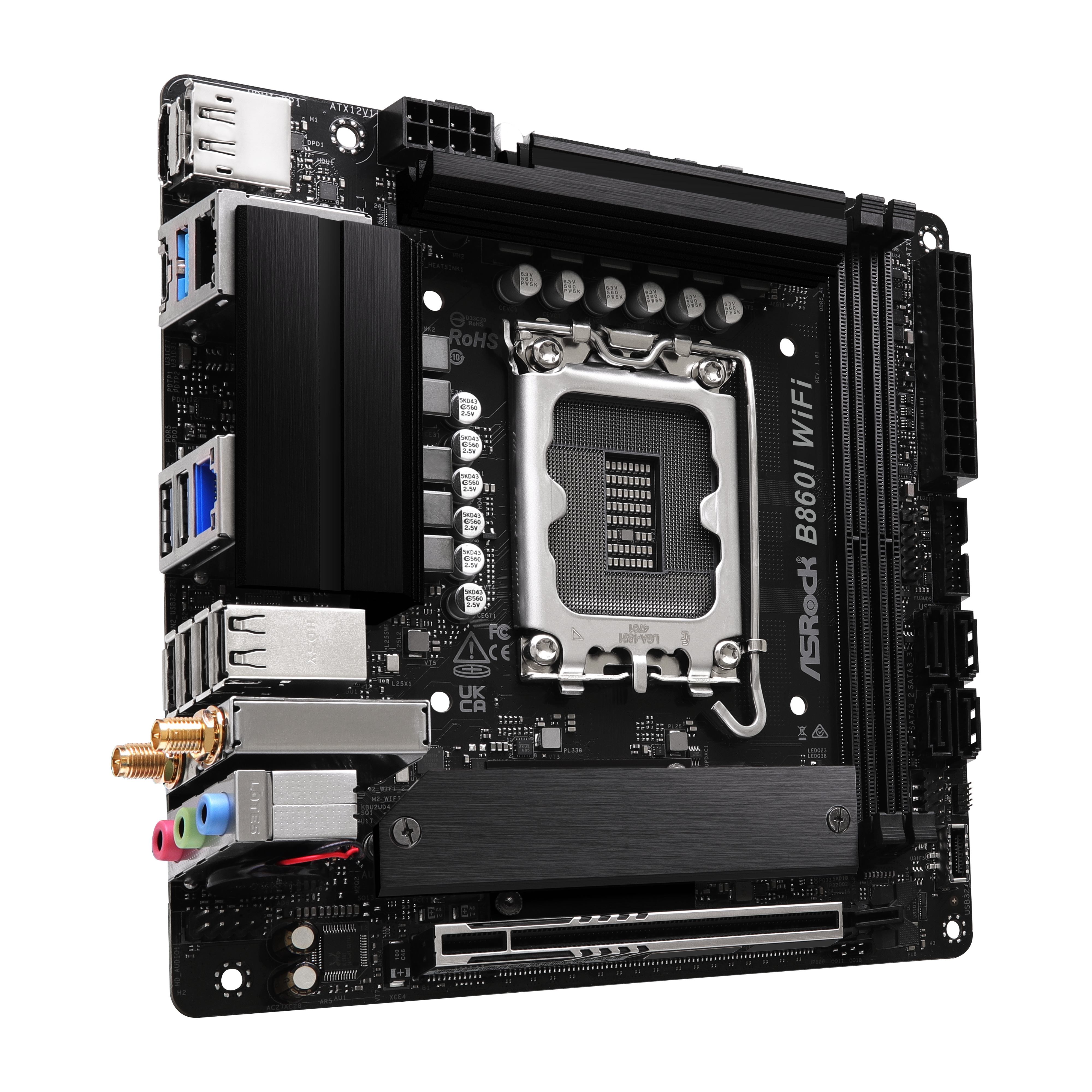 ASRock - Asrock B860I WIFI (LGA 1851) DDR5 Mini-ITX Motherboard