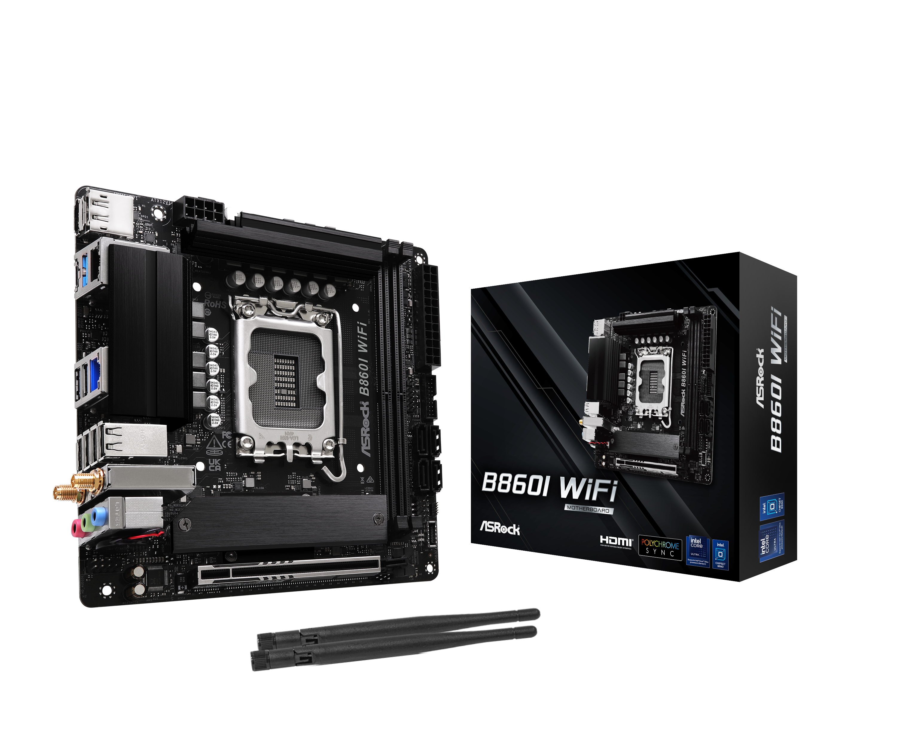 Asrock B860I WIFI (LGA 1851) DDR5 Mini-ITX Motherboard