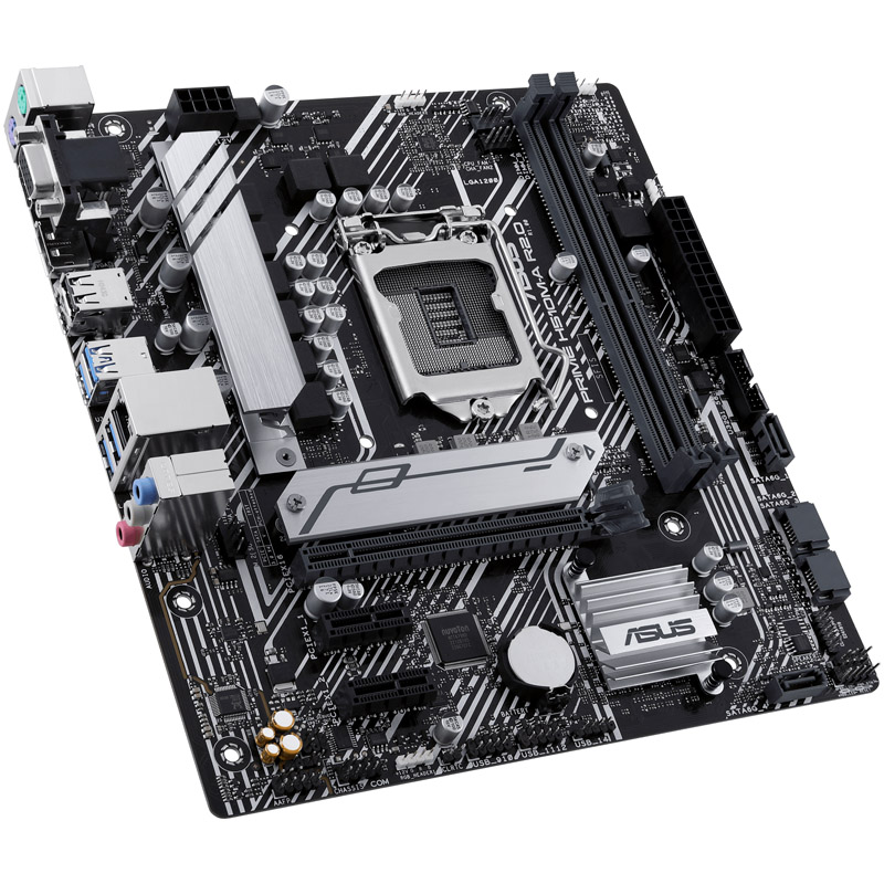 Asus - Asus Prime H510M-A R2.0 (Socket LGA 1200) Micro ATX Motherboard