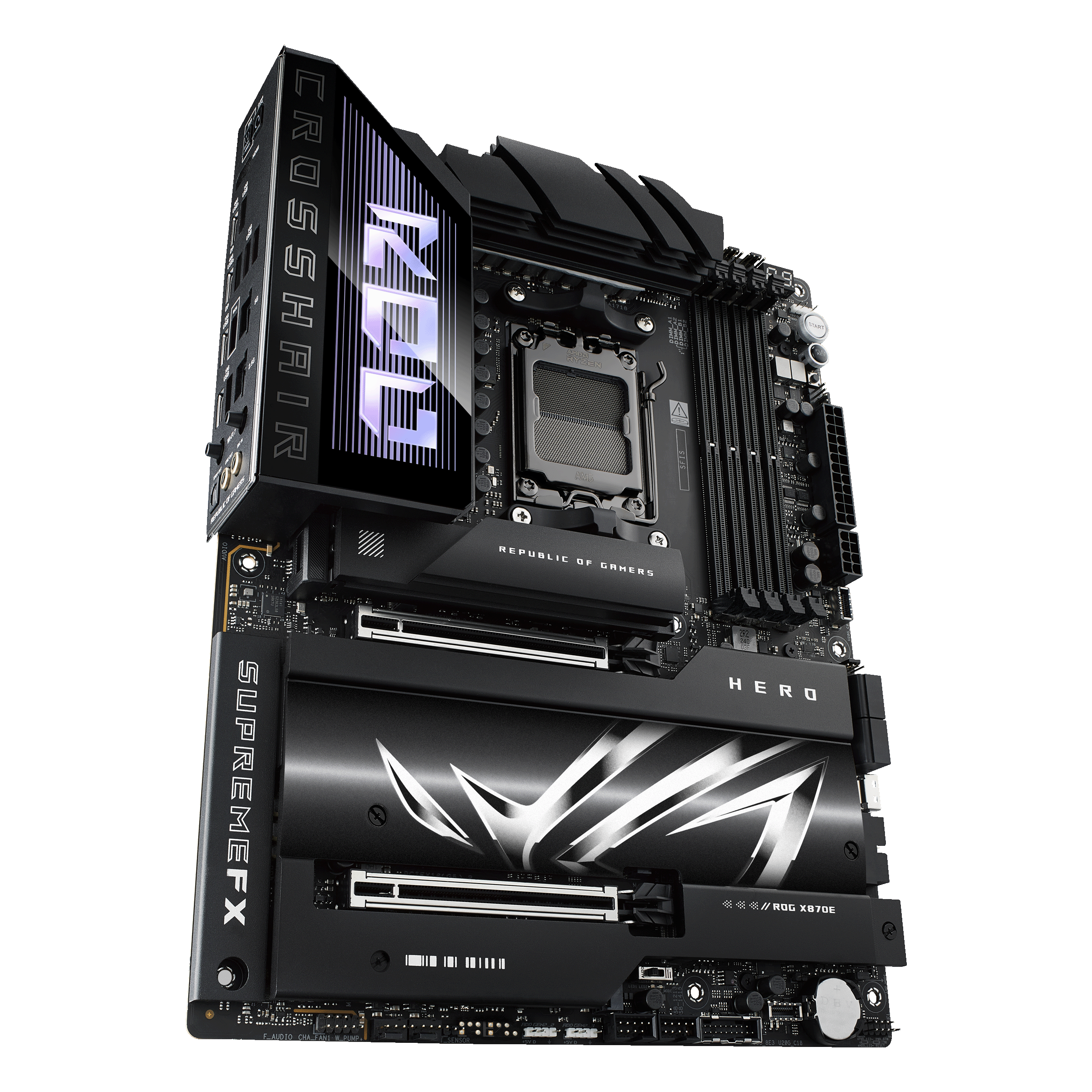 Asus - Asus ROG Crosshair X870E Hero (Socket AM5) DDR5 ATX Motherboard