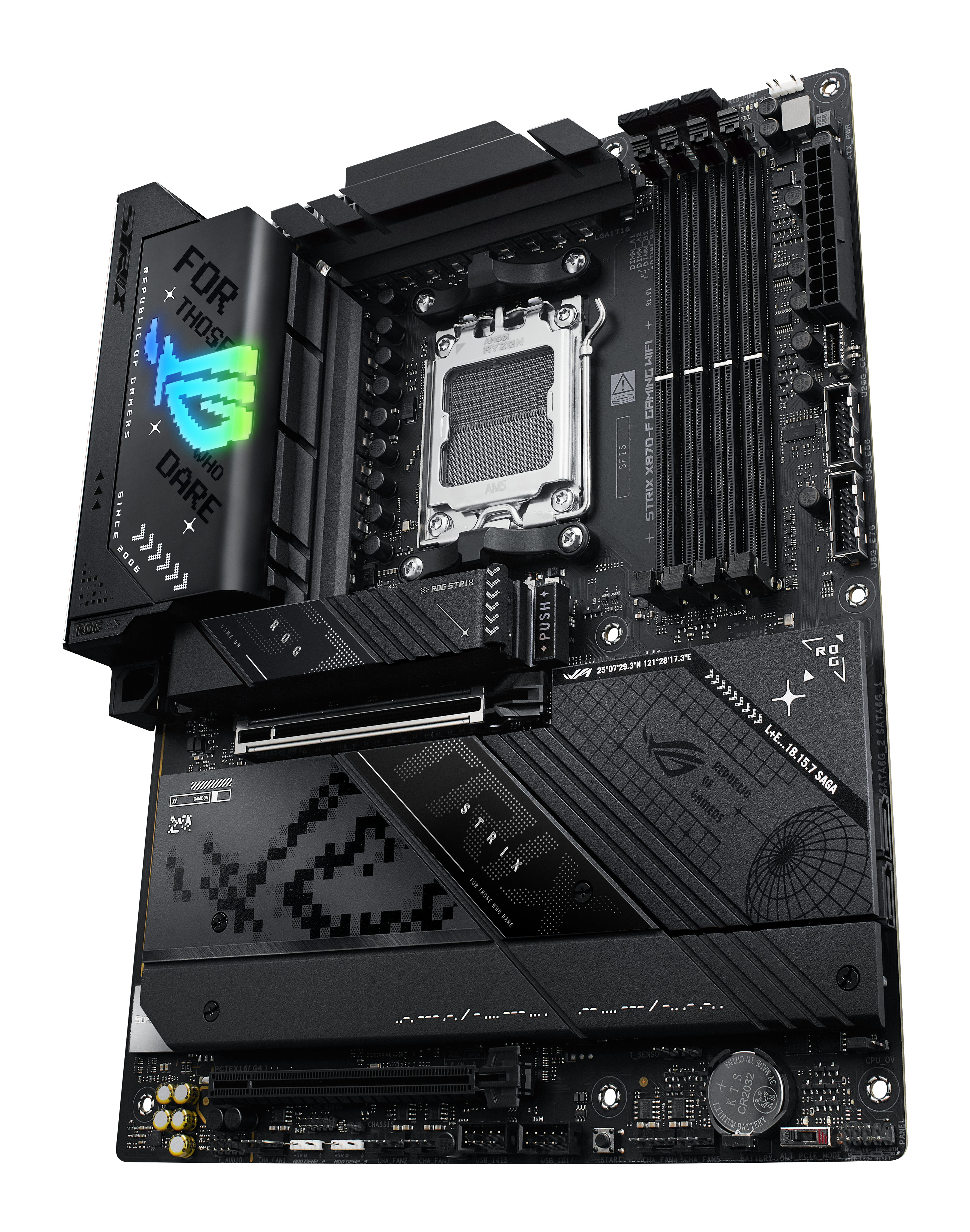 Asus - Asus ROG STRIX X870-F GAMING WIFI (Socket AM5) DDR5 ATX Motherboard