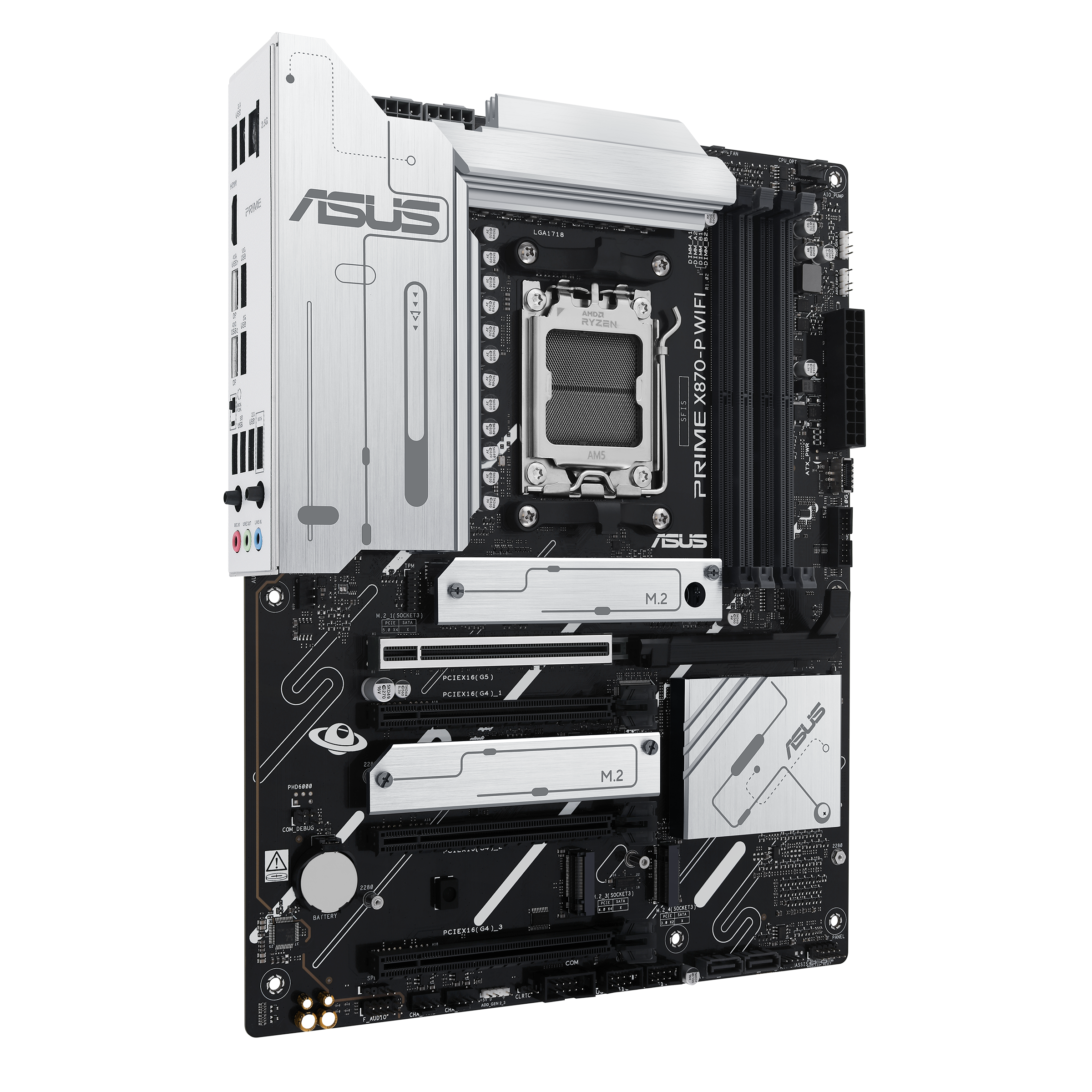 Asus - Asus PRIME X870-P WIFI (Socket AM5) DDR5 ATX Motherboard