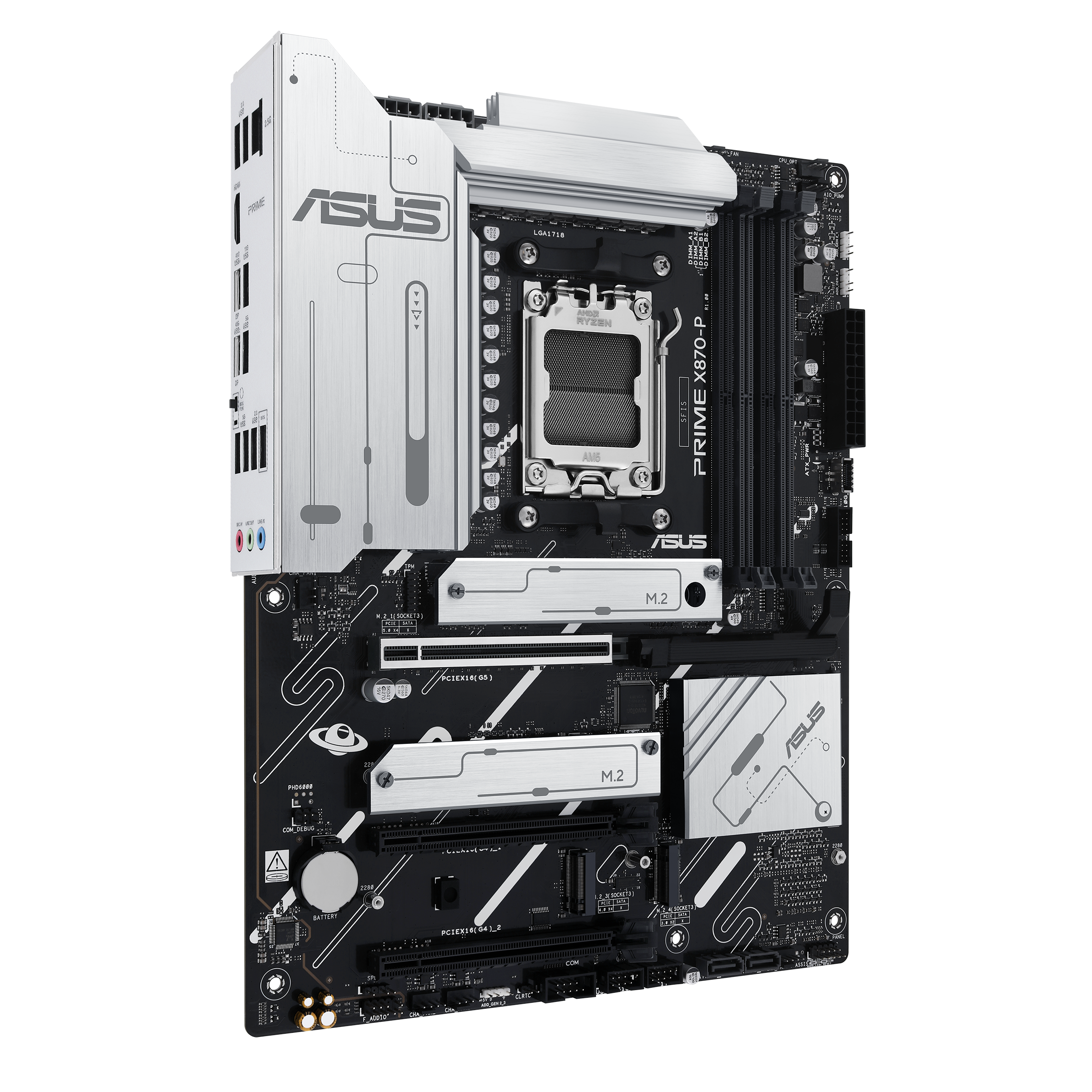 Asus - Asus PRIME X870-P (Socket AM5) DDR5 ATX Motherboard