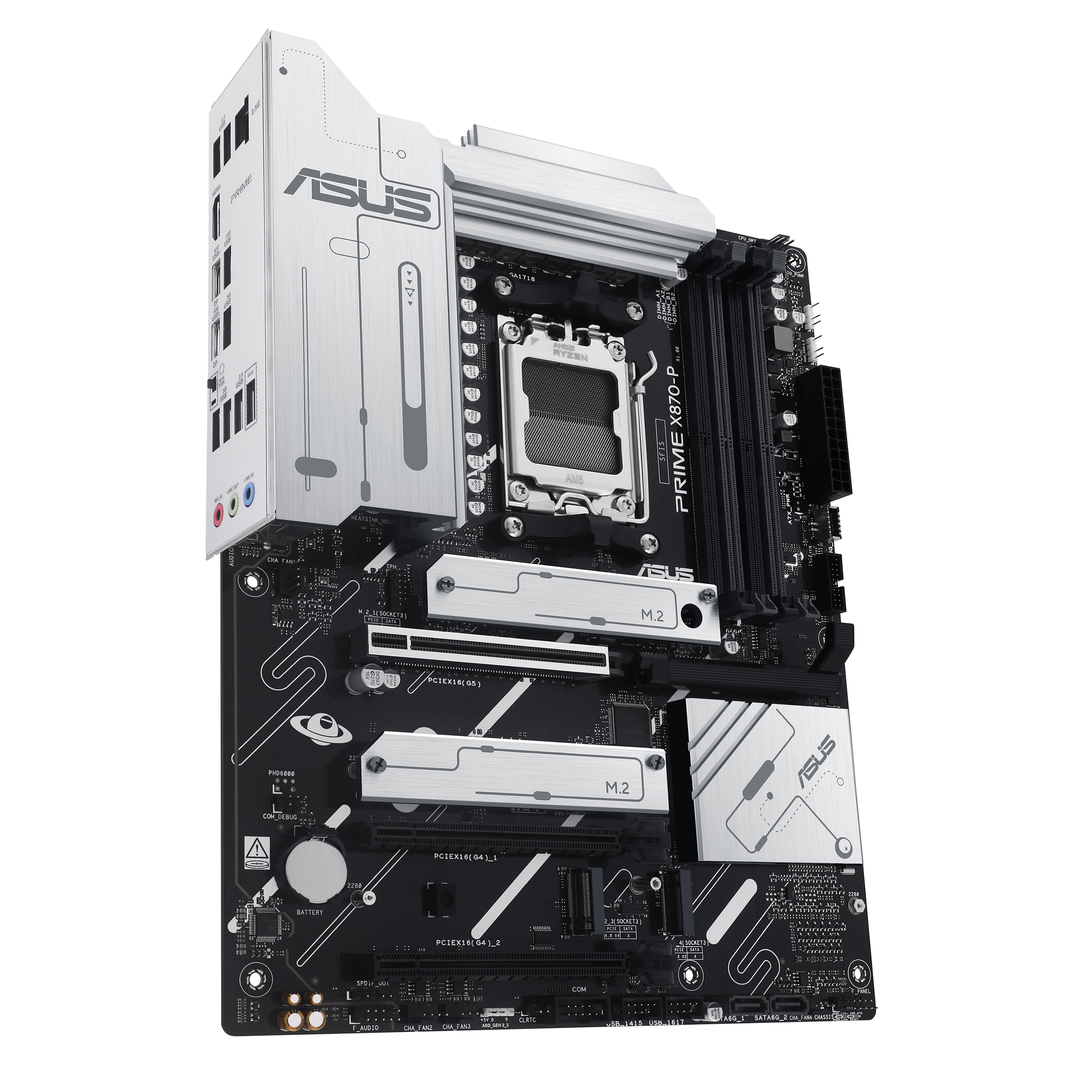 Asus - Asus PRIME X870-P (Socket AM5) DDR5 ATX Motherboard