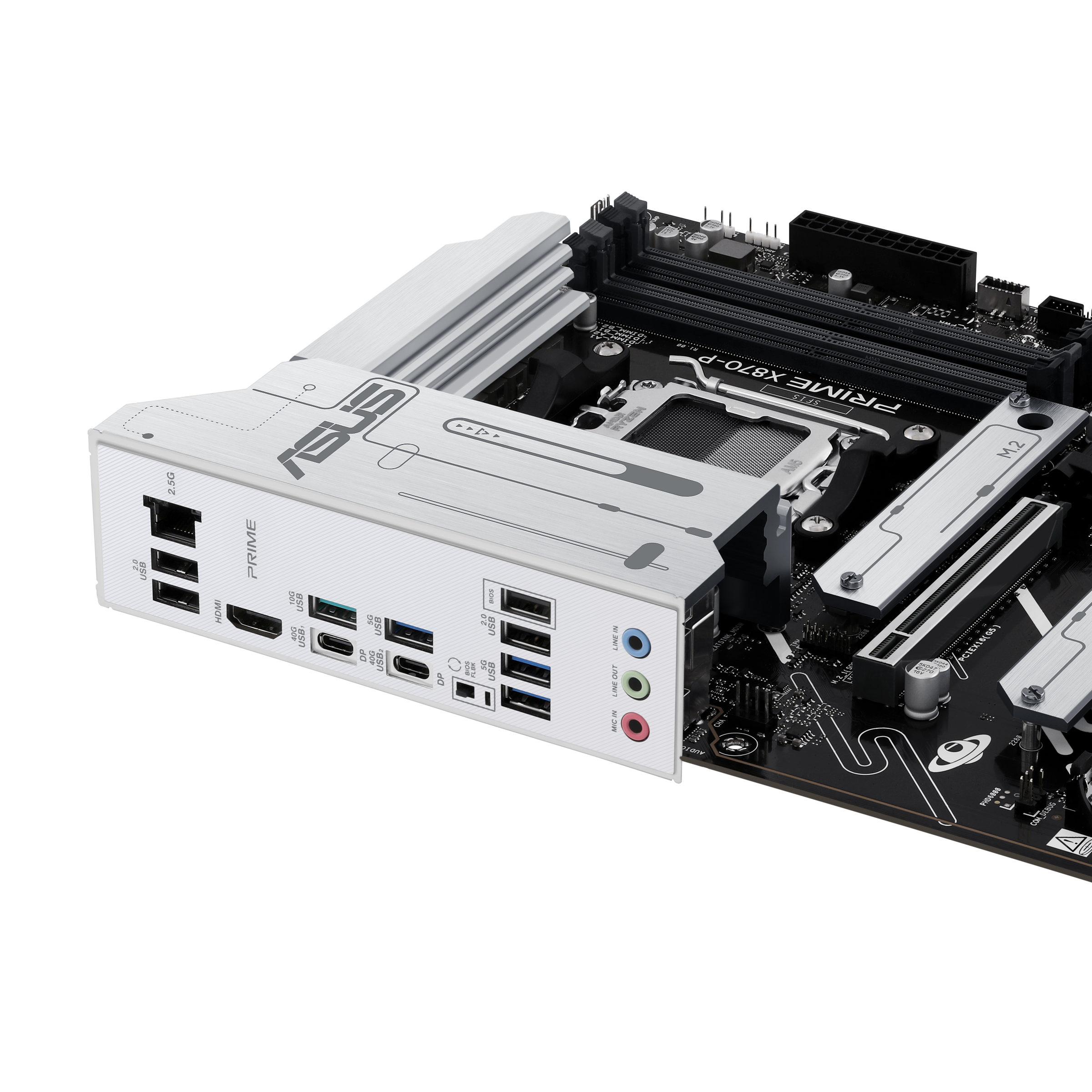 Asus - Asus PRIME X870-P (Socket AM5) DDR5 ATX Motherboard