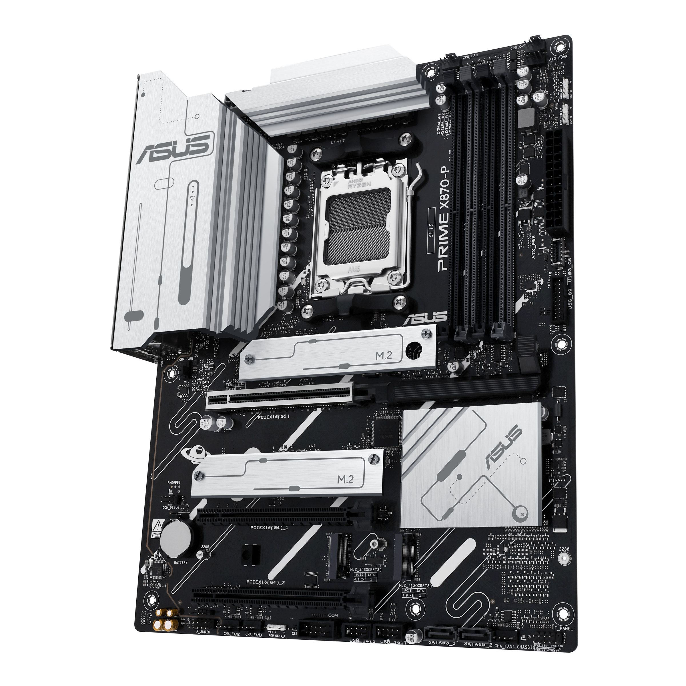 Asus - Asus PRIME X870-P (Socket AM5) DDR5 ATX Motherboard