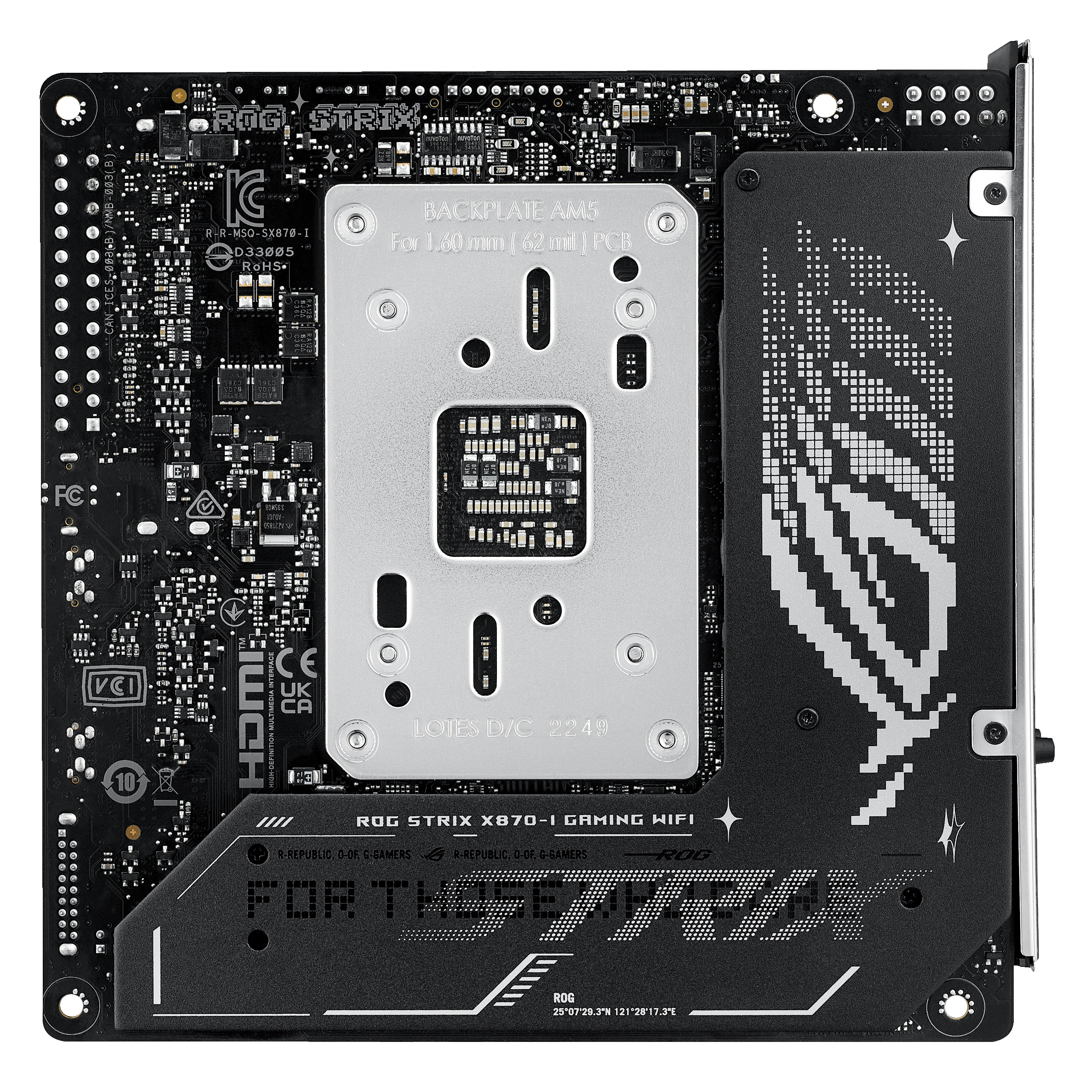 Asus - Asus ROG STRIX X870-I GAMING WIFI (Socket AM5) DDR5 Mini-ITX Motherboard