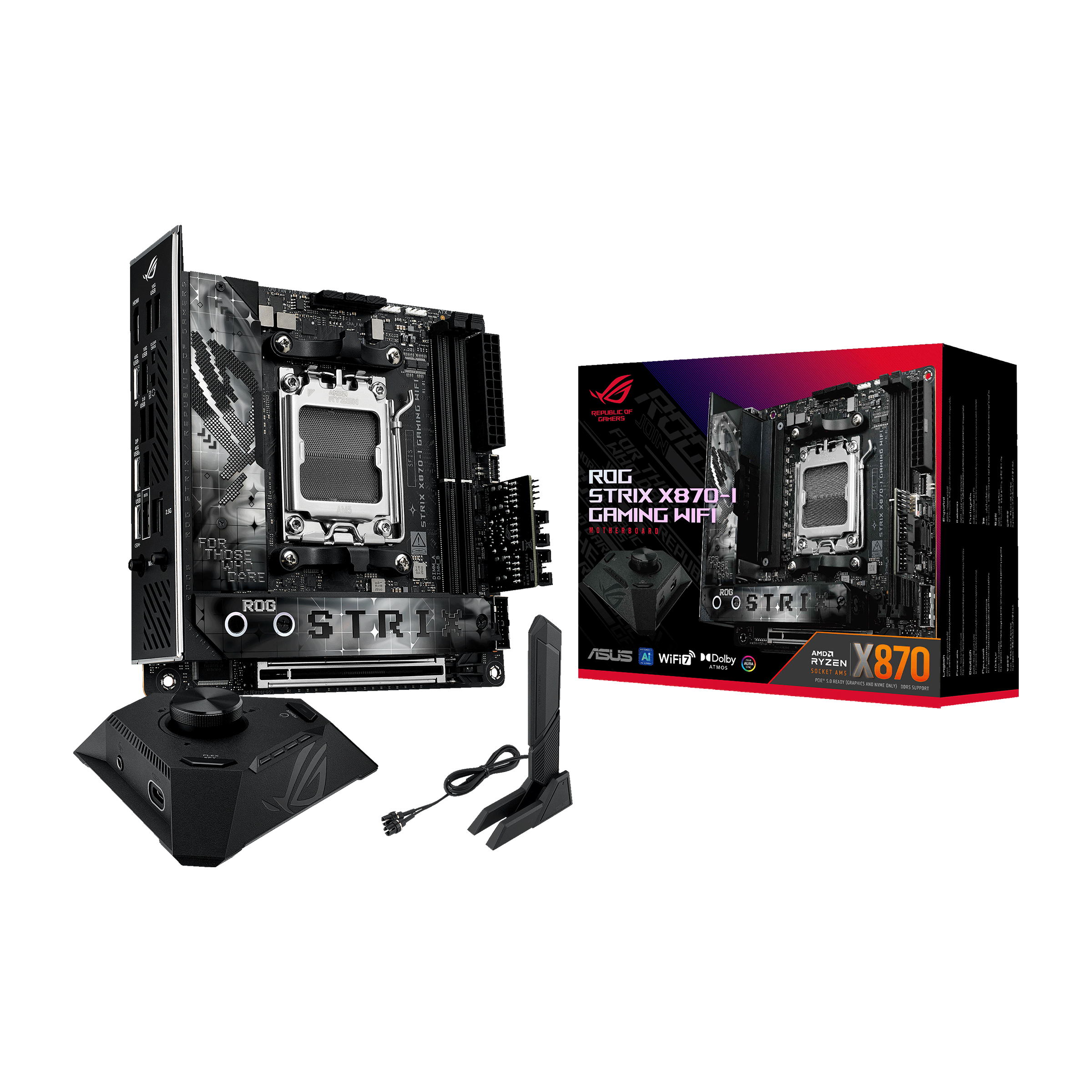 Asus ROG STRIX X870-I GAMING WIFI (Socket AM5) DDR5 Mini-ITX Motherboard