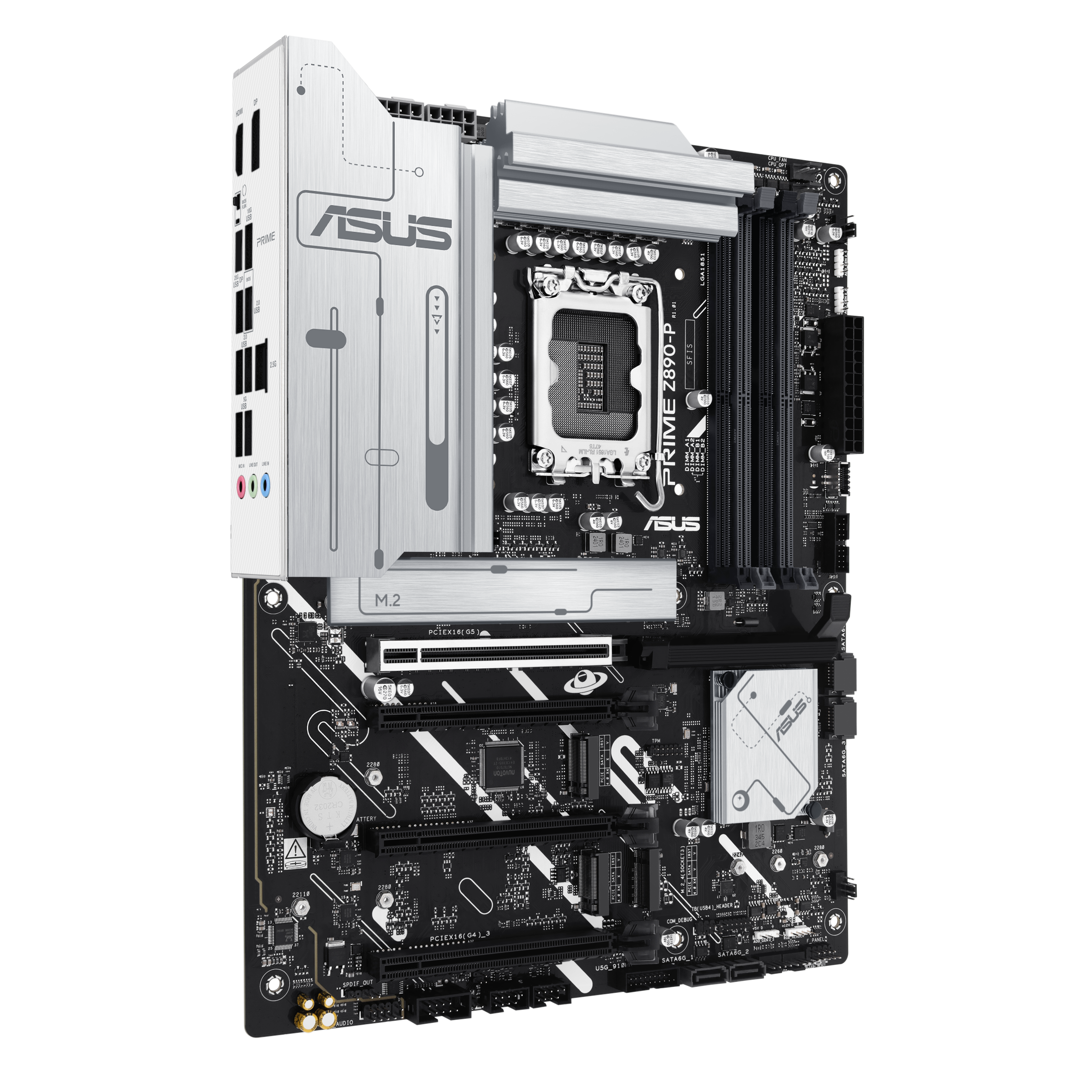 Asus - Asus Prime Z890-P (LGA 1851) DDR5 ATX Motherboard