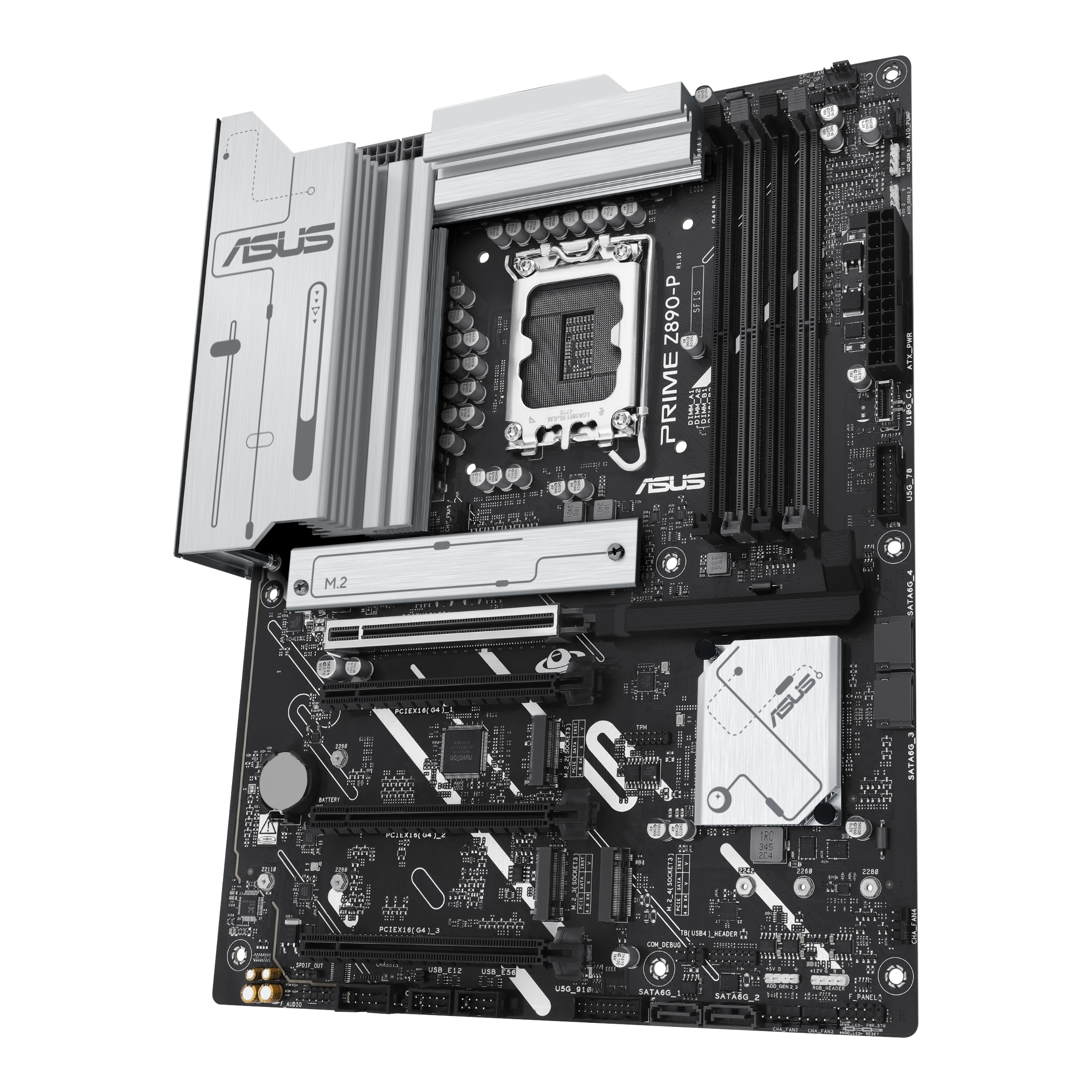 Asus - Asus Prime Z890-P (LGA 1851) DDR5 ATX Motherboard