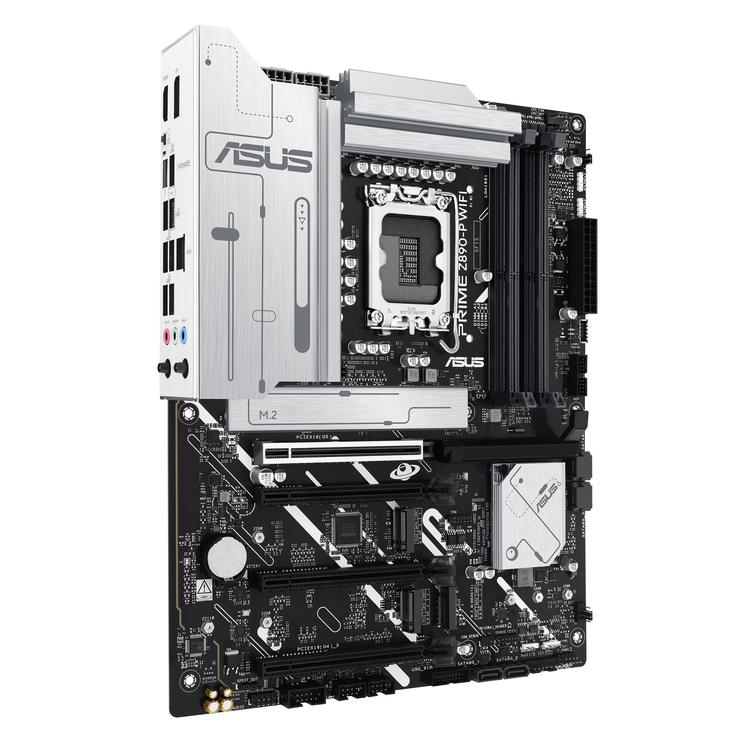 Asus - Asus Prime Z890-P WIFI (LGA 1851) DDR5 ATX Motherboard