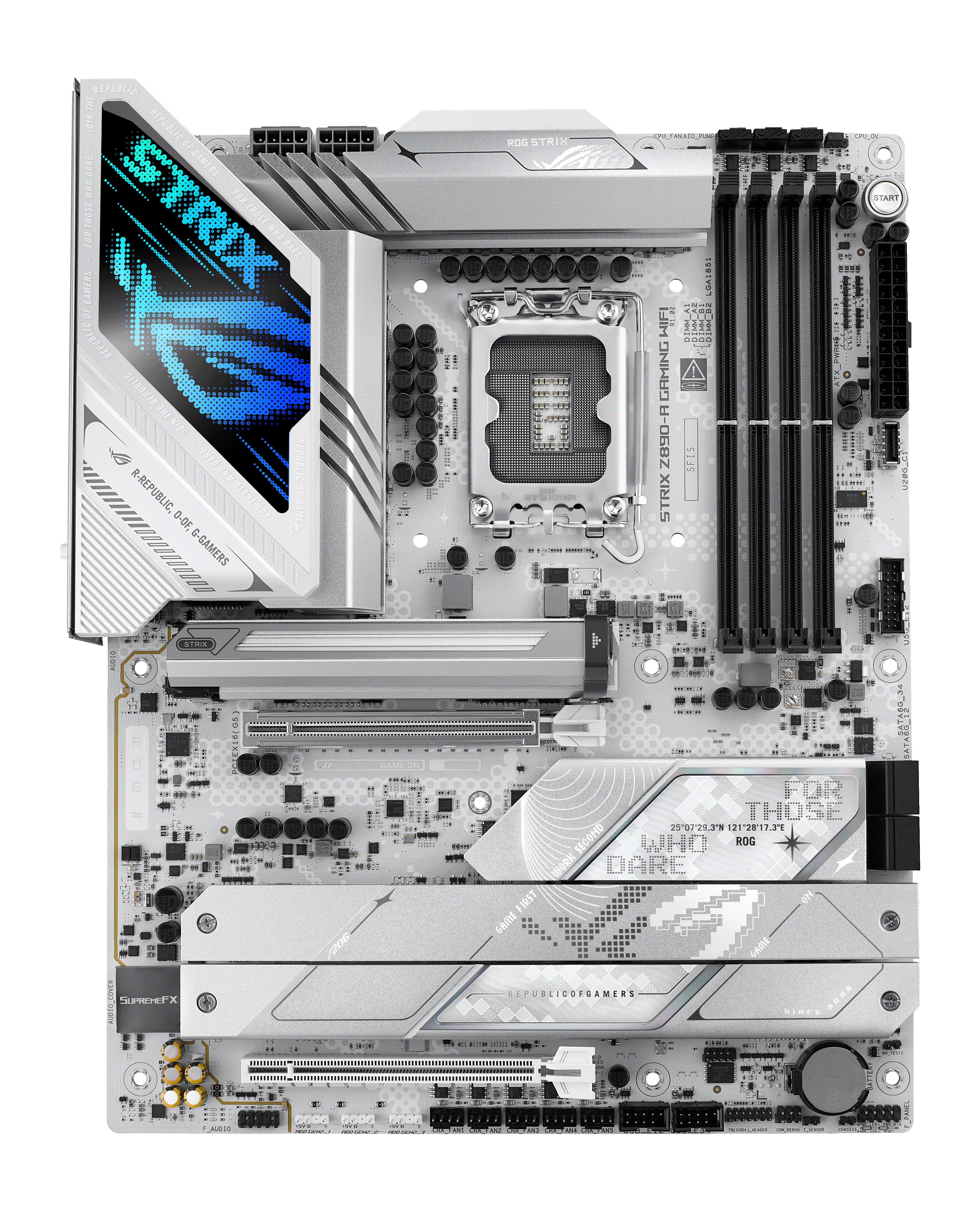 Asus - Asus ROG STRIX Z890-A GAMING WIFI (LGA 1851) DDR5 ATX Motherboard