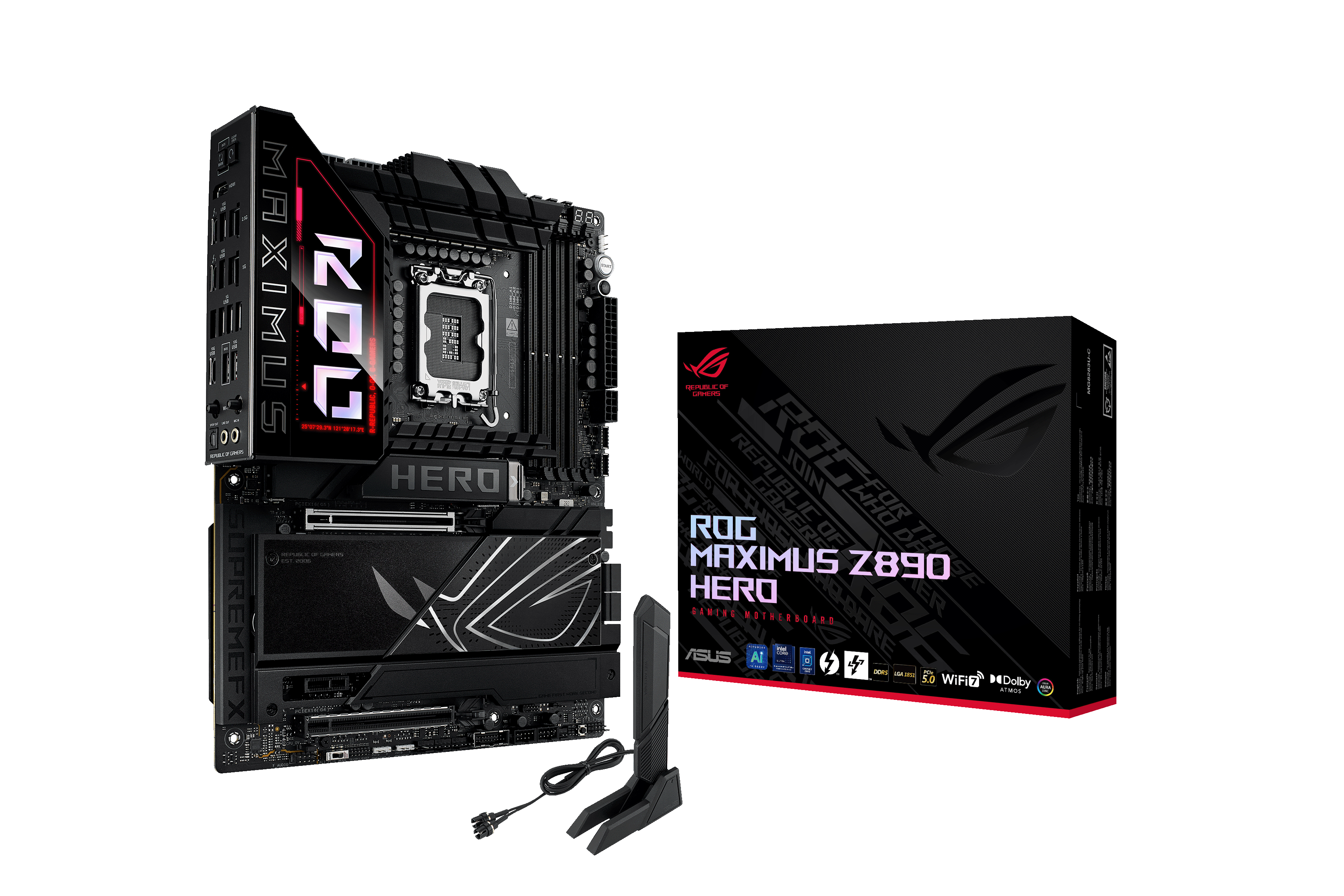 Asus ROG Maximus Z890 Hero (LGA 1851) DDR5 ATX Motherboard