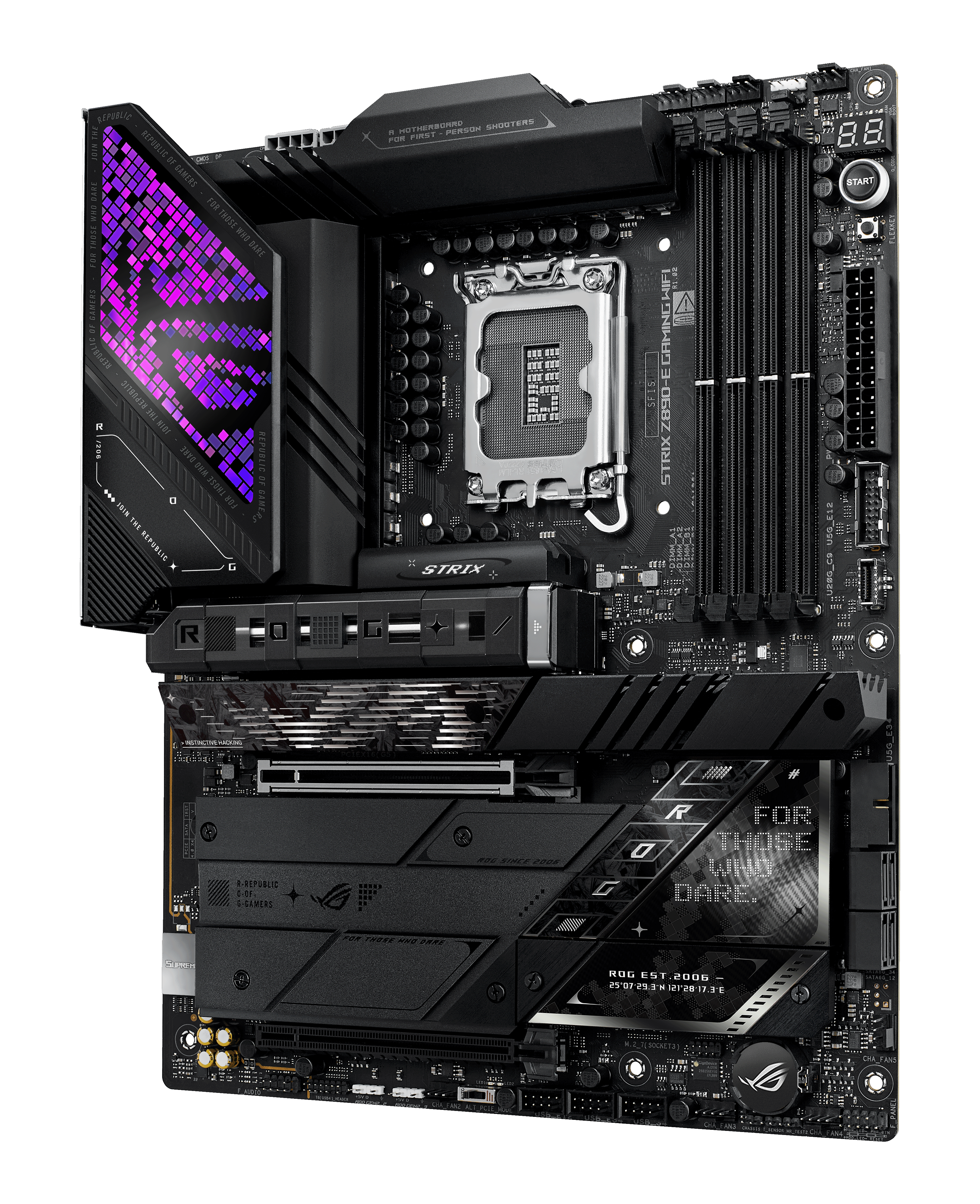 Asus - Asus ROG Strix Z890-E Gaming WIFI (LGA 1851) DDR5 ATX Motherboard