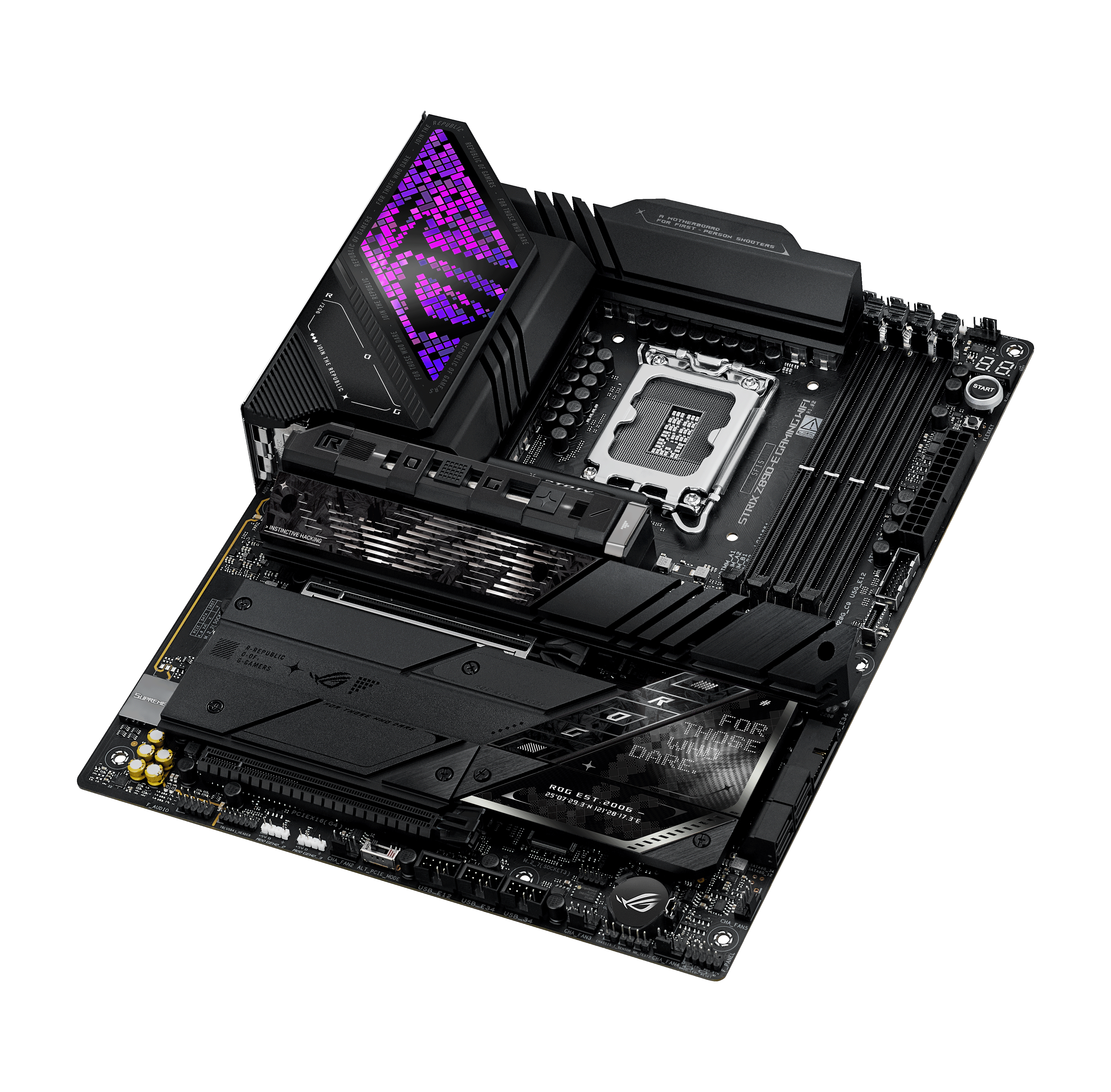 Asus - Asus ROG Strix Z890-E Gaming WIFI (LGA 1851) DDR5 ATX Motherboard