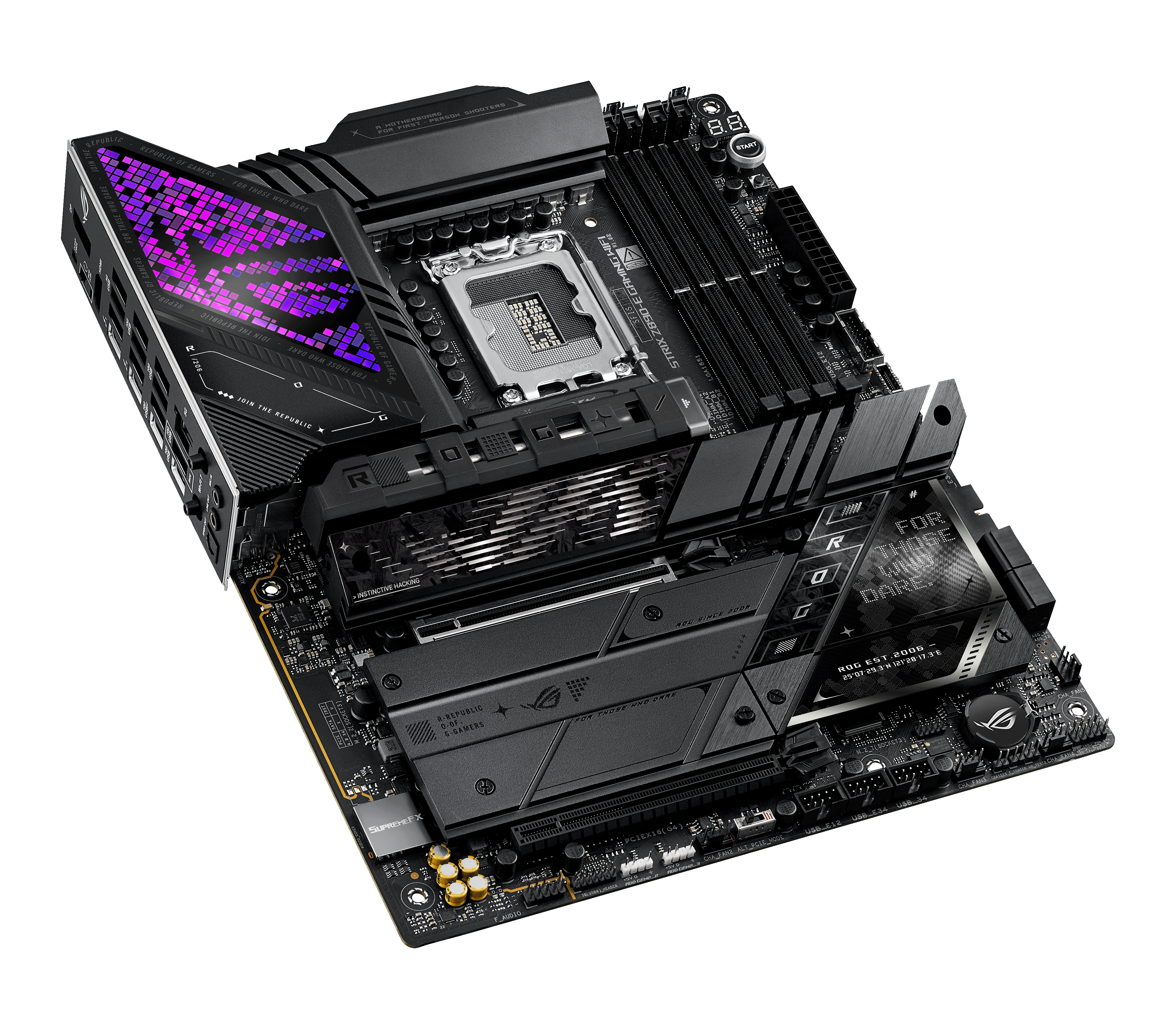 Asus - Asus ROG Strix Z890-E Gaming WIFI (LGA 1851) DDR5 ATX Motherboard