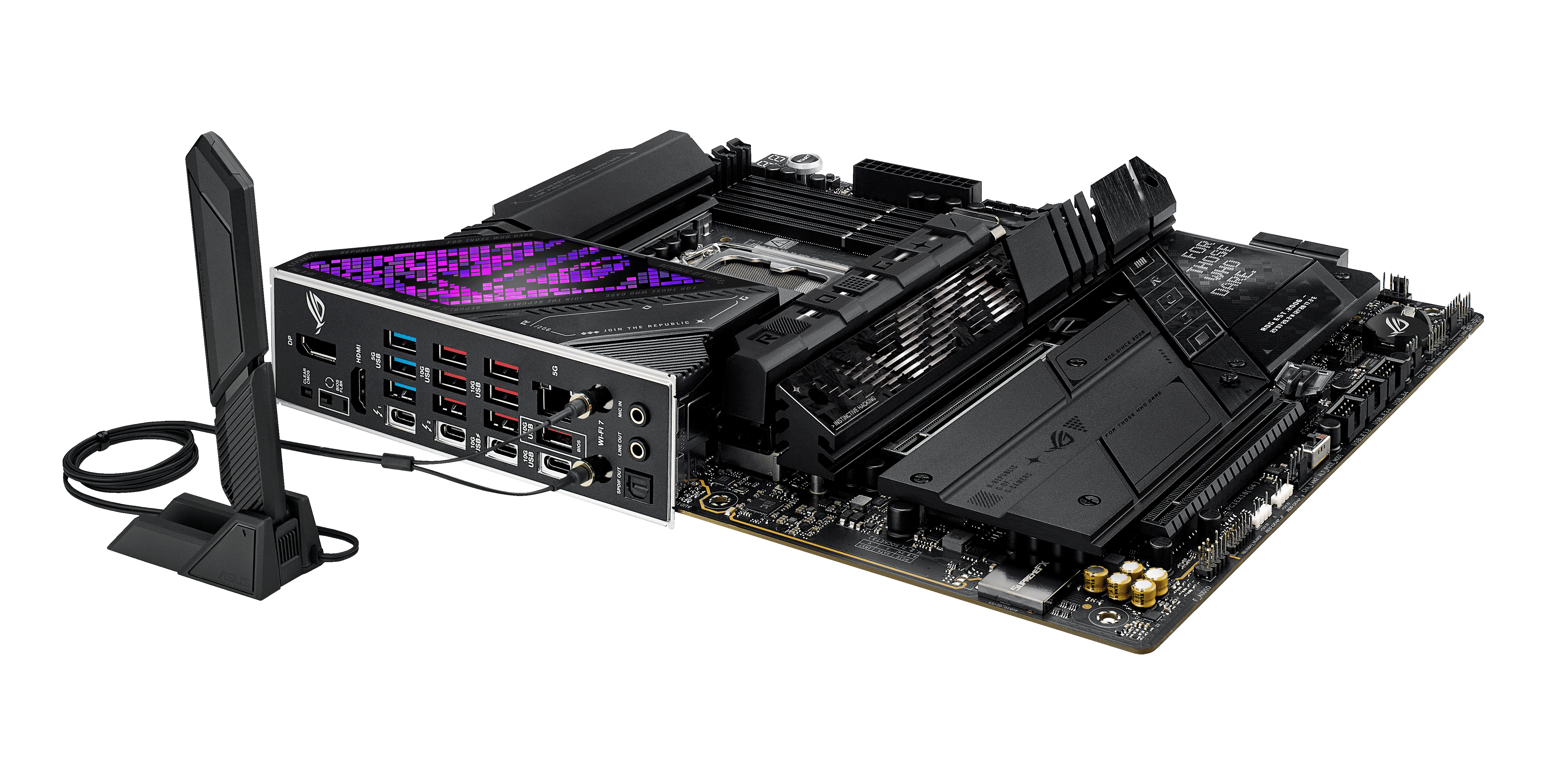 Asus - Asus ROG Strix Z890-E Gaming WIFI (LGA 1851) DDR5 ATX Motherboard