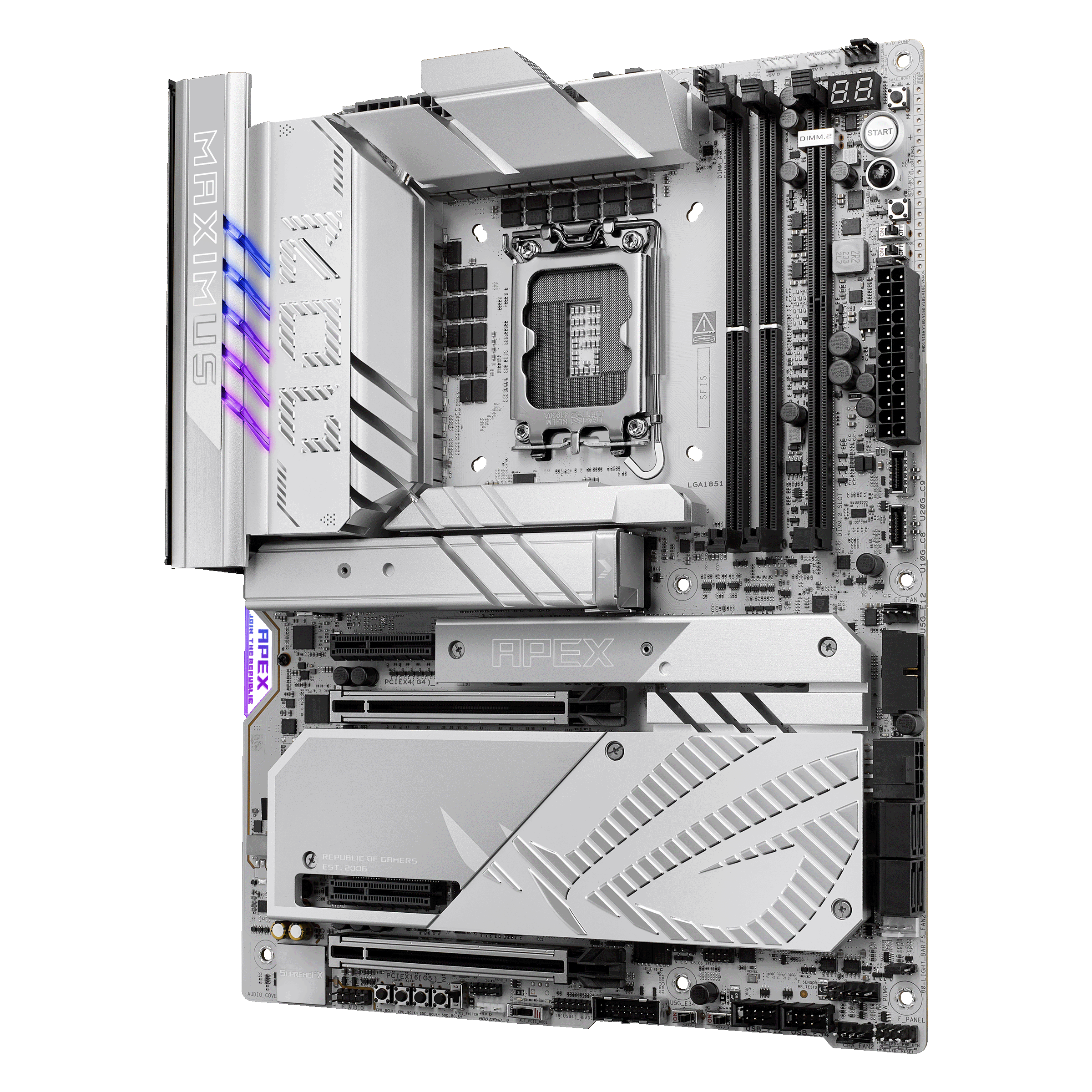 Asus - Asus ROG Maximus Z890 Apex (LGA 1851) DDR5 ATX Motherboard