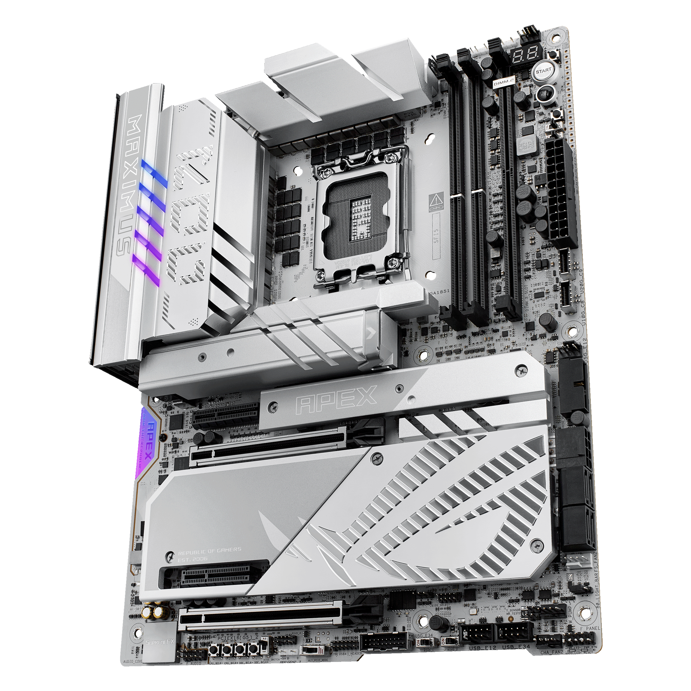 Asus - Asus ROG Maximus Z890 Apex (LGA 1851) DDR5 ATX Motherboard