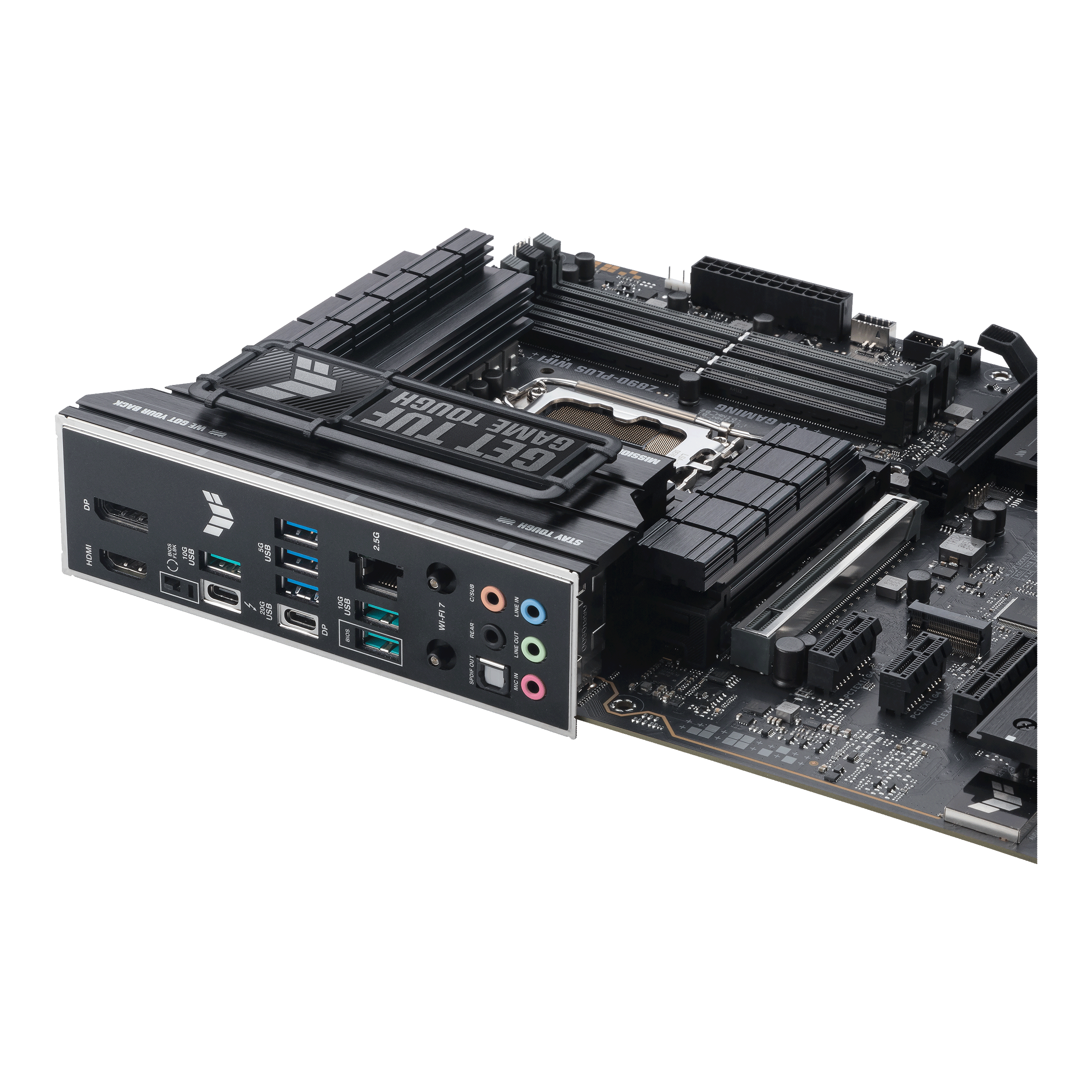 Asus - Asus TUF Gaming Z890-Plus WIFI (LGA 1851) DDR5 ATX Motherboard