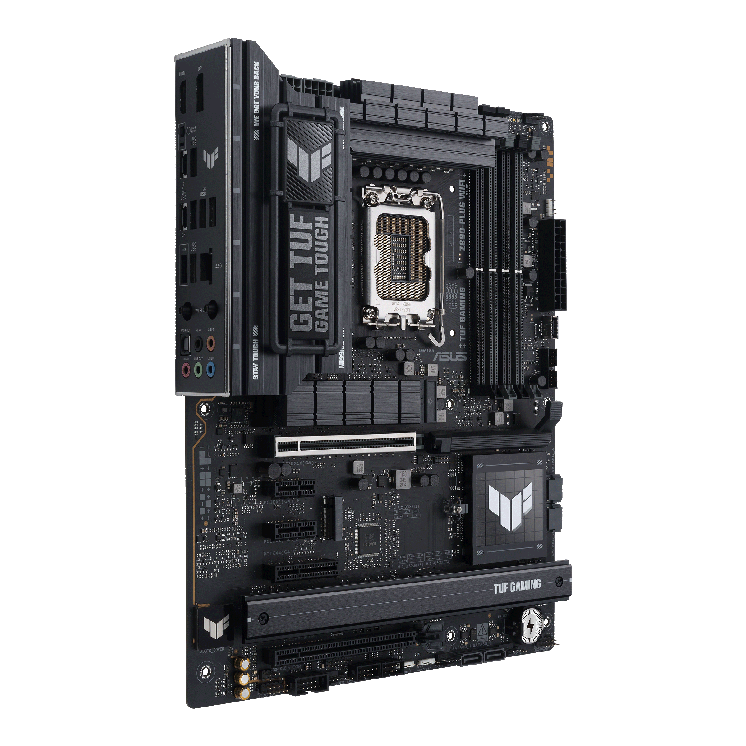 Asus - Asus TUF Gaming Z890-Plus WIFI (LGA 1851) DDR5 ATX Motherboard