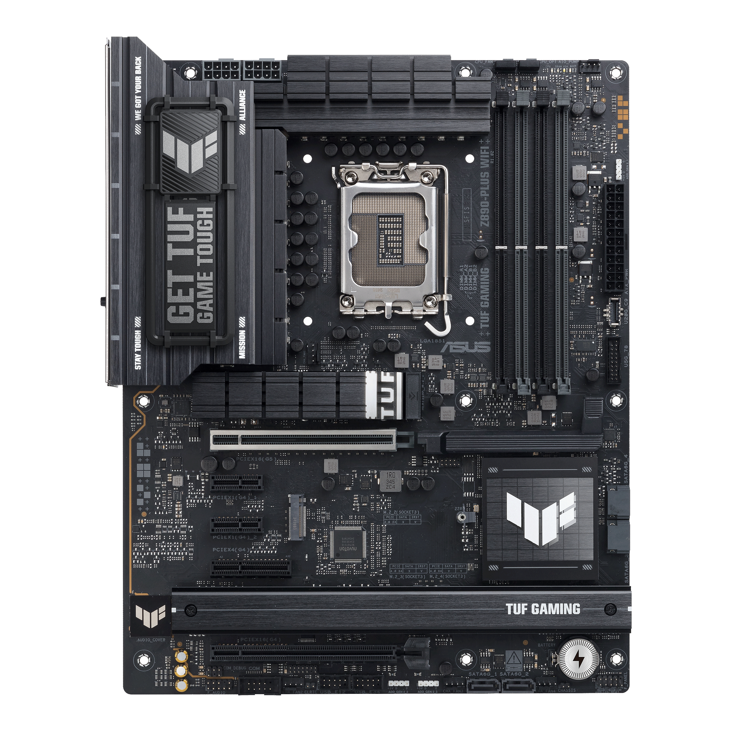 Asus - Asus TUF Gaming Z890-Plus WIFI (LGA 1851) DDR5 ATX Motherboard