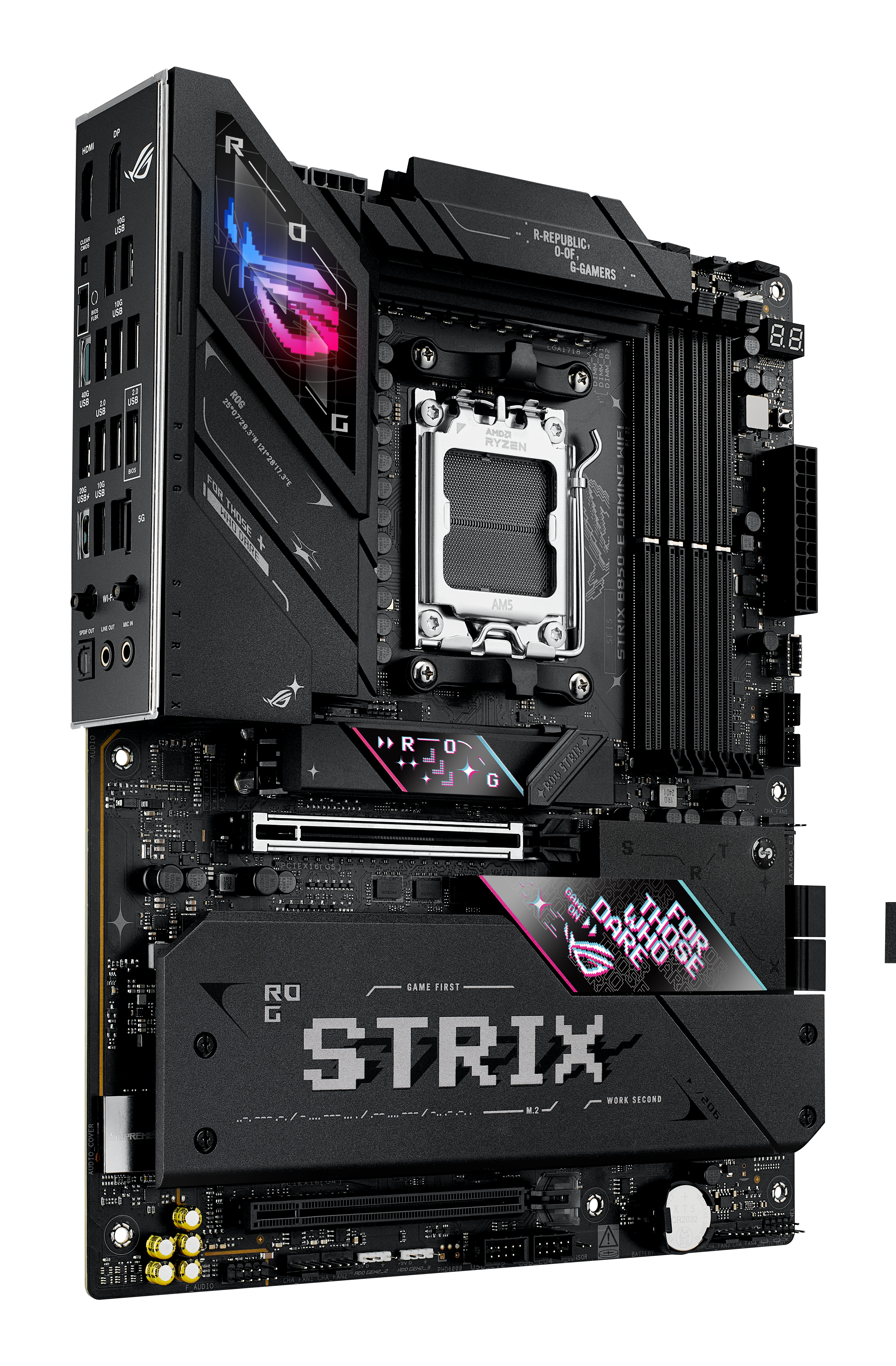 Asus - Asus ROG STRIX B850-E GAMING WIFI (Socket AM5) DDR5 ATX Motherboard