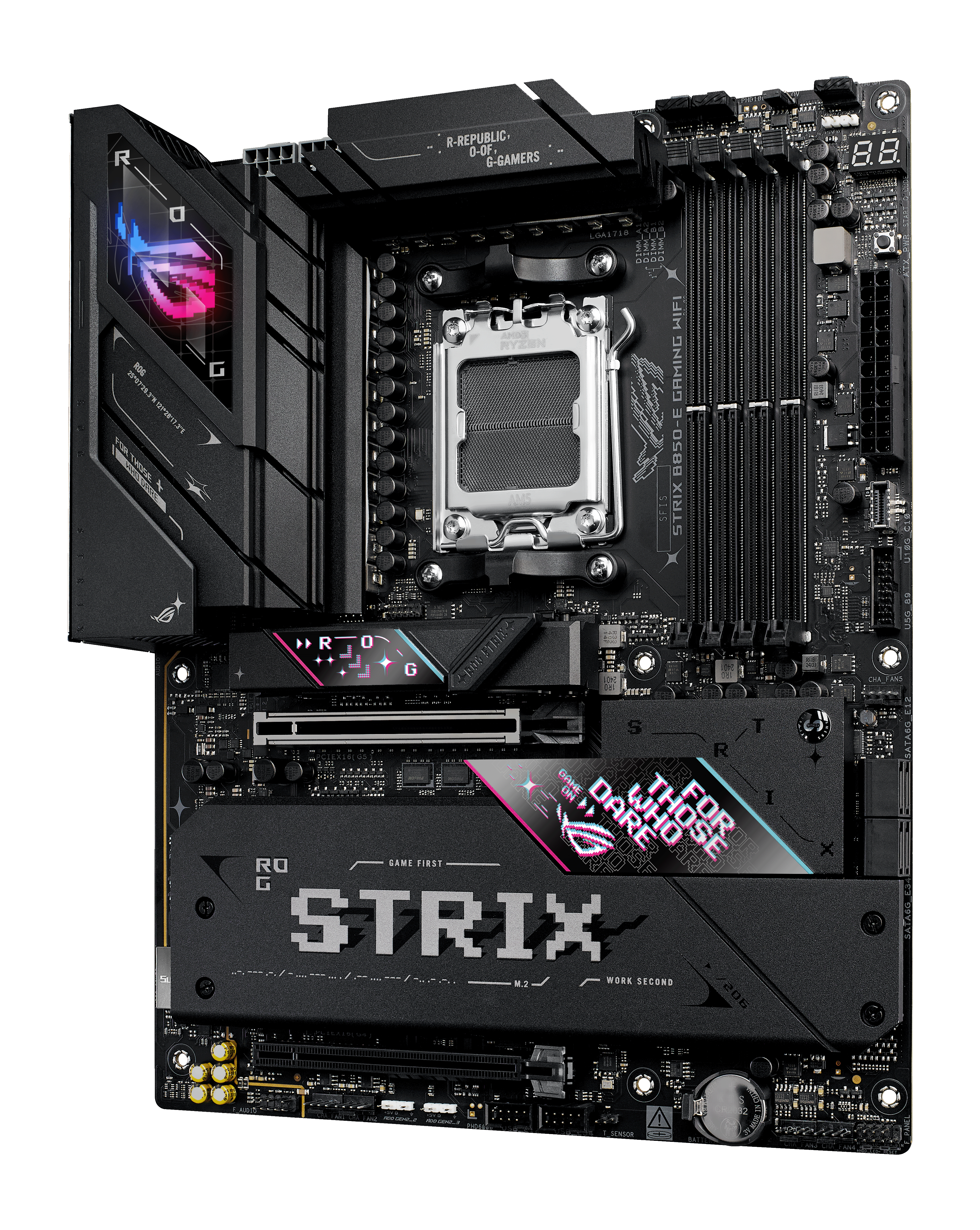 Asus - Asus ROG STRIX B850-E GAMING WIFI (Socket AM5) DDR5 ATX Motherboard