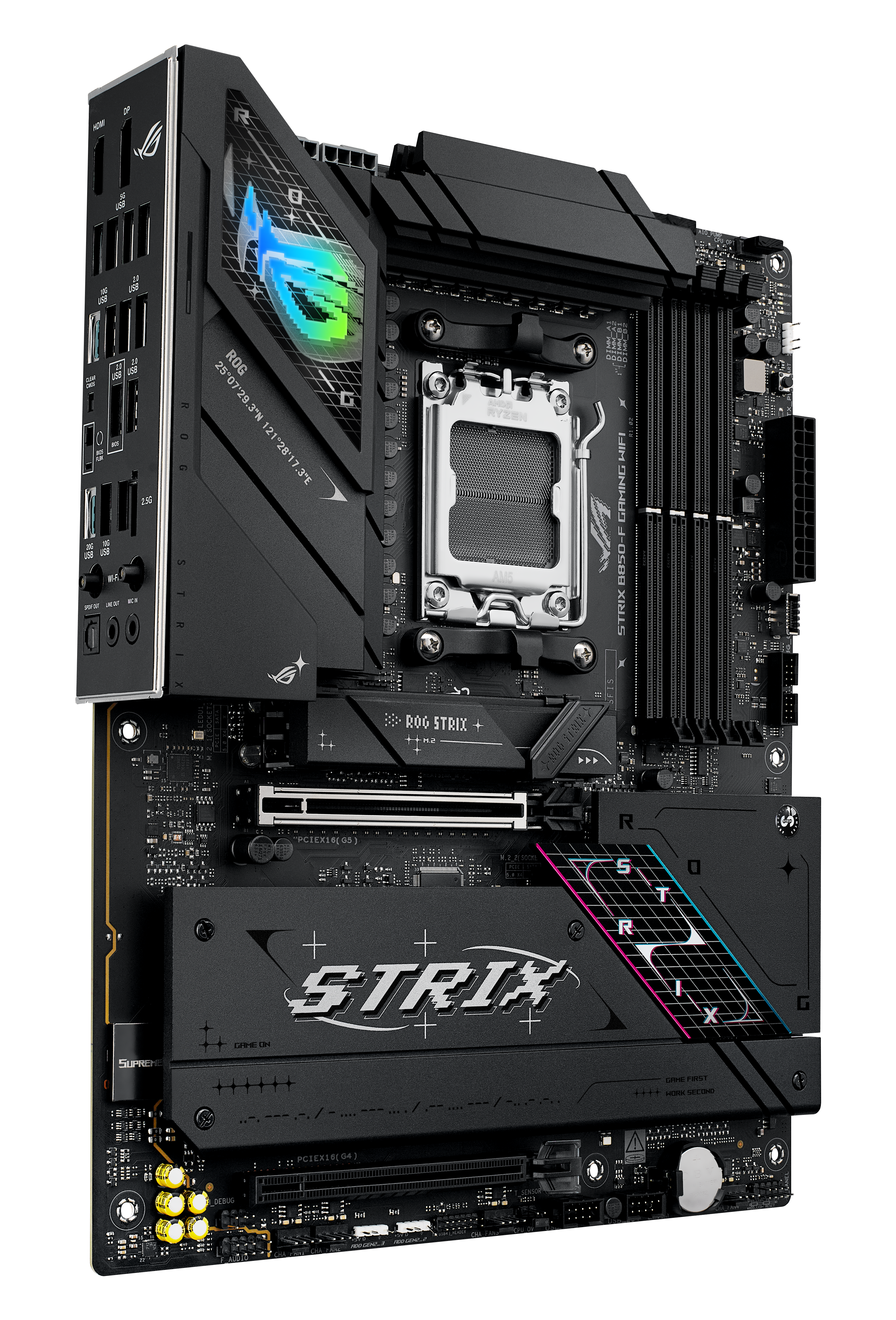 Asus - Asus ROG STRIX B850-F GAMING WIFI (Socket AM5) DDR5 ATX Motherboard