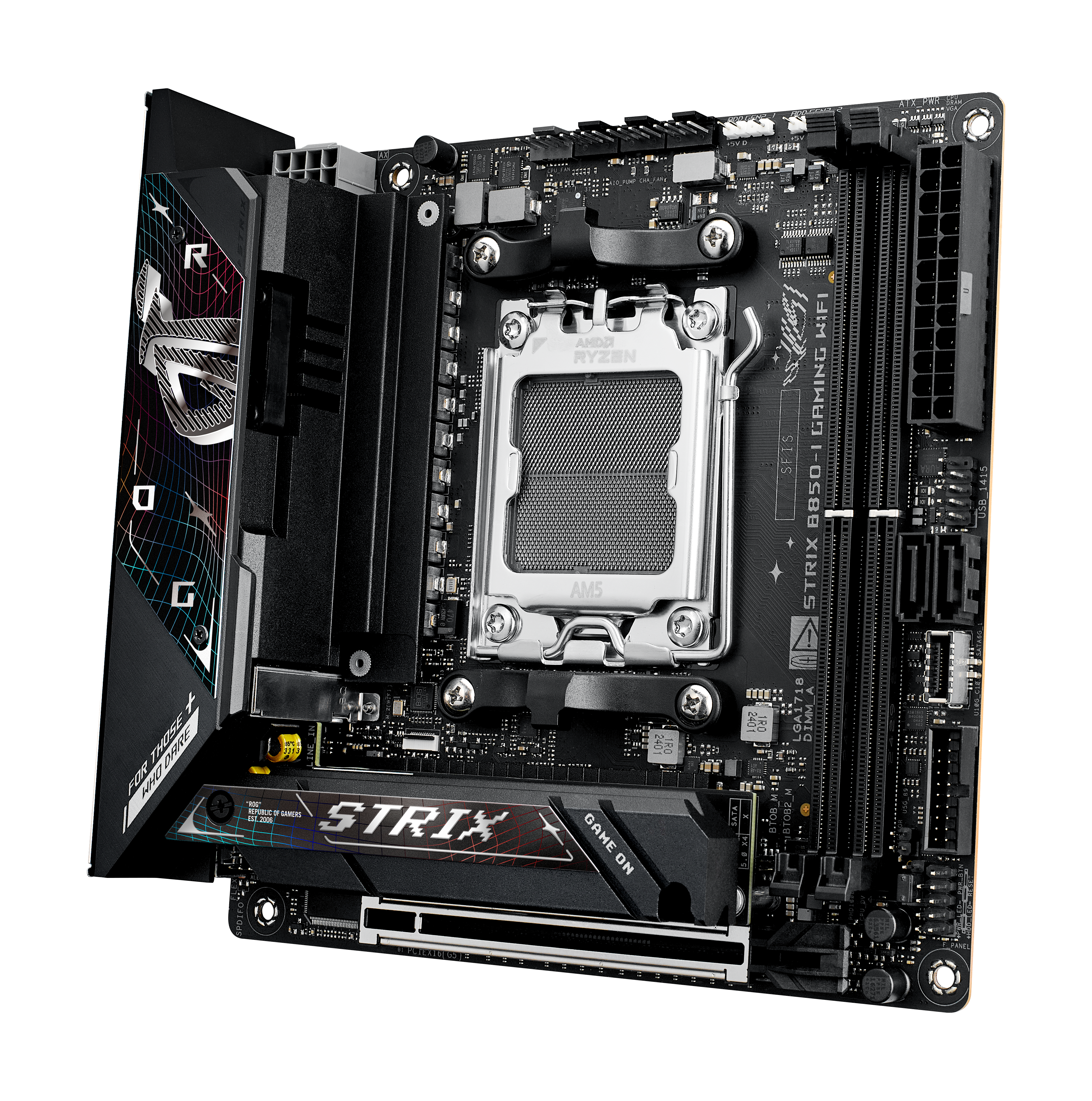 Asus - Asus ROG STRIX B850-I GAMING WIFI (Socket AM5) DDR5 Mini ITX Motherboard