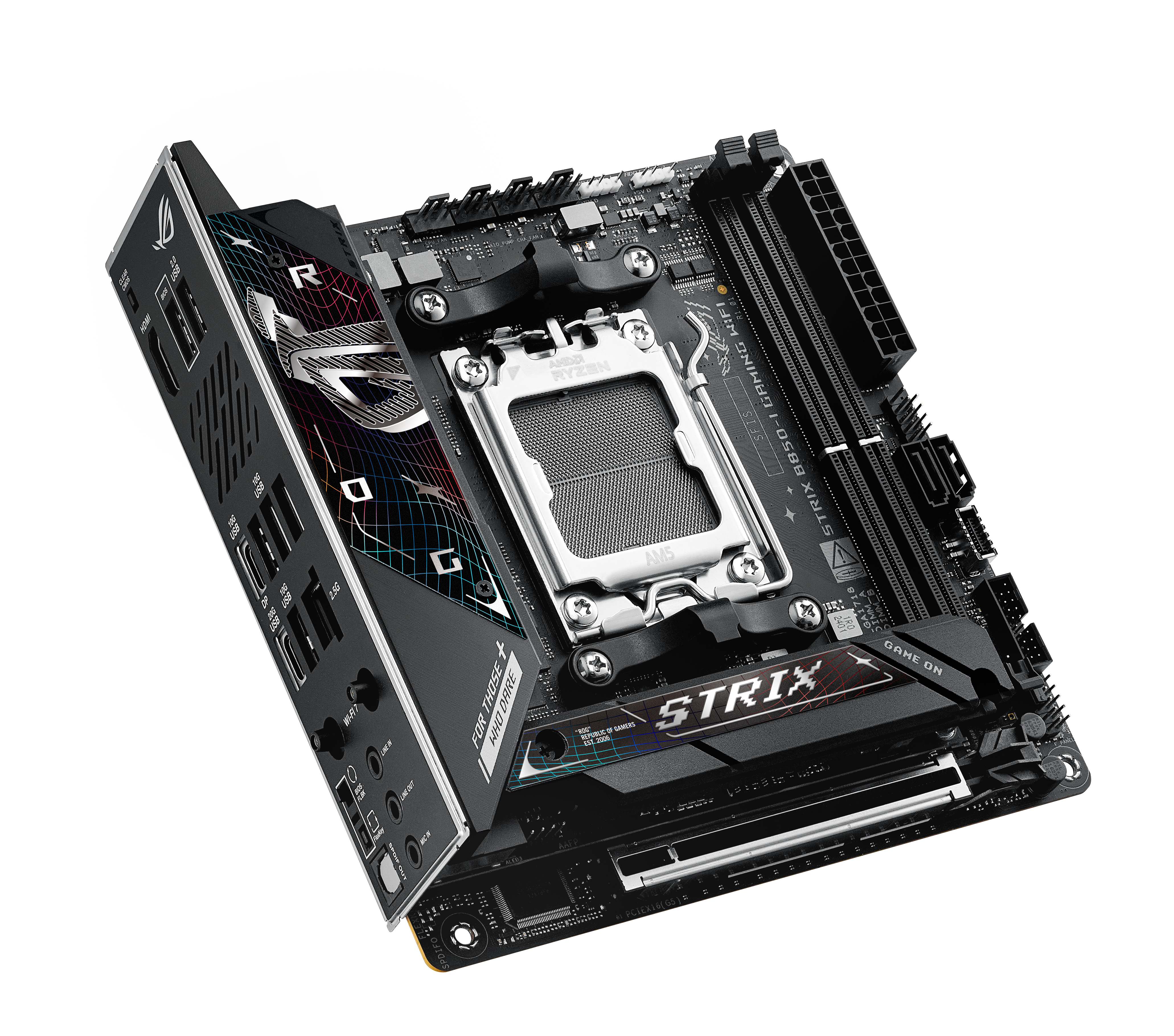 Asus - Asus ROG STRIX B850-I GAMING WIFI (Socket AM5) DDR5 Mini ITX Motherboard