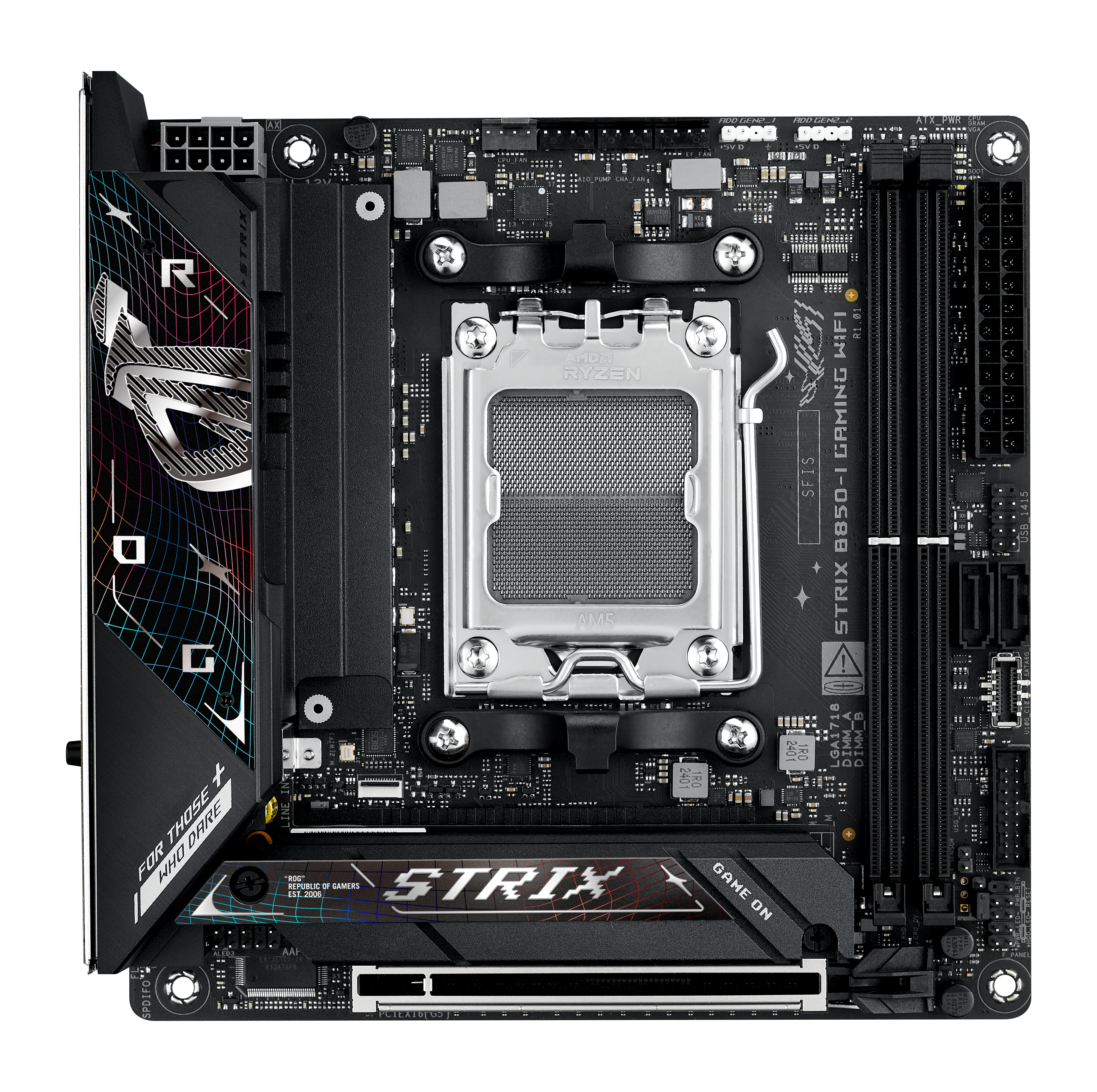 Asus - Asus ROG STRIX B850-I GAMING WIFI (Socket AM5) DDR5 Mini ITX Motherboard