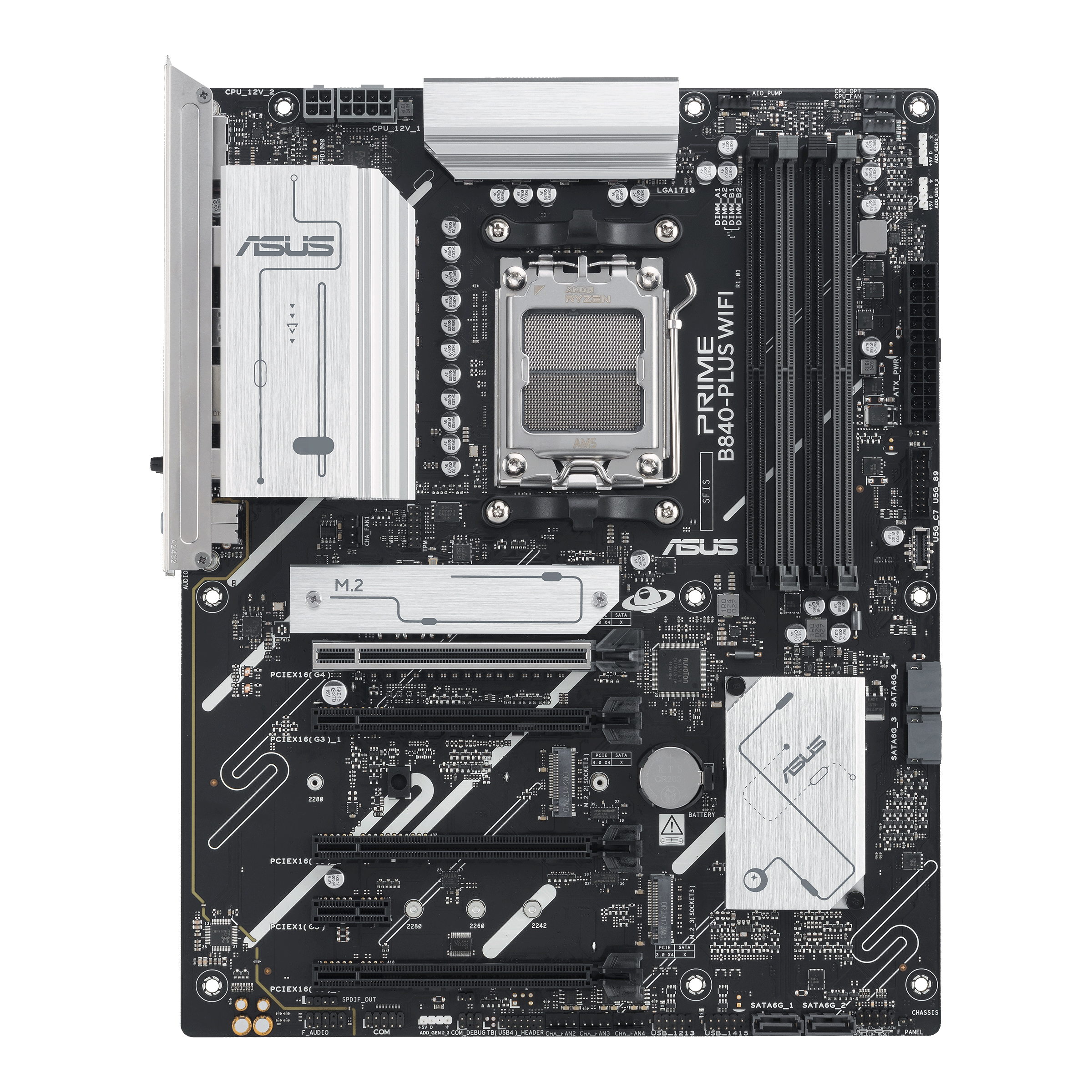 Asus - Asus PRIME B840-PLUS WIFI (Socket AM5) DDR5 ATX Motherboard