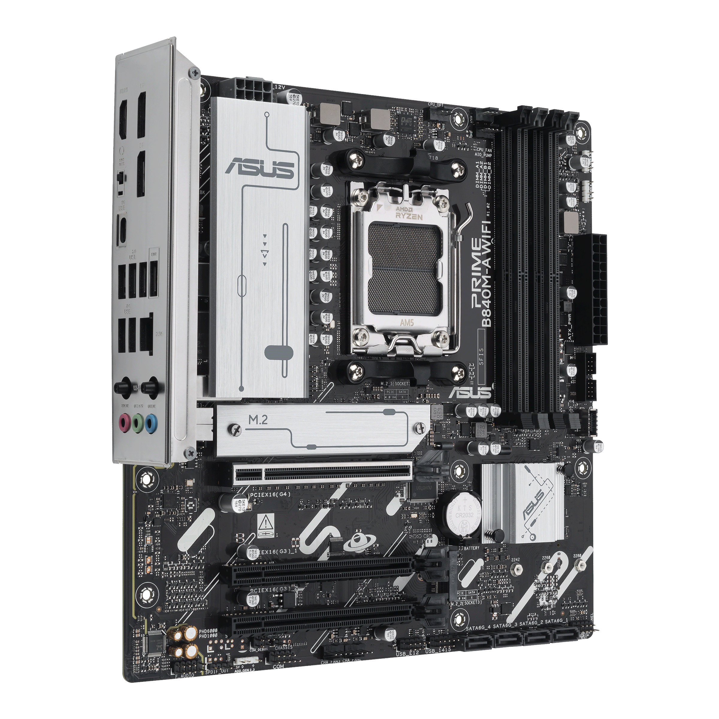 Asus - Asus PRIME B840M-A WIFI (Socket AM5) DDR5 Micro-ATX Motherboard