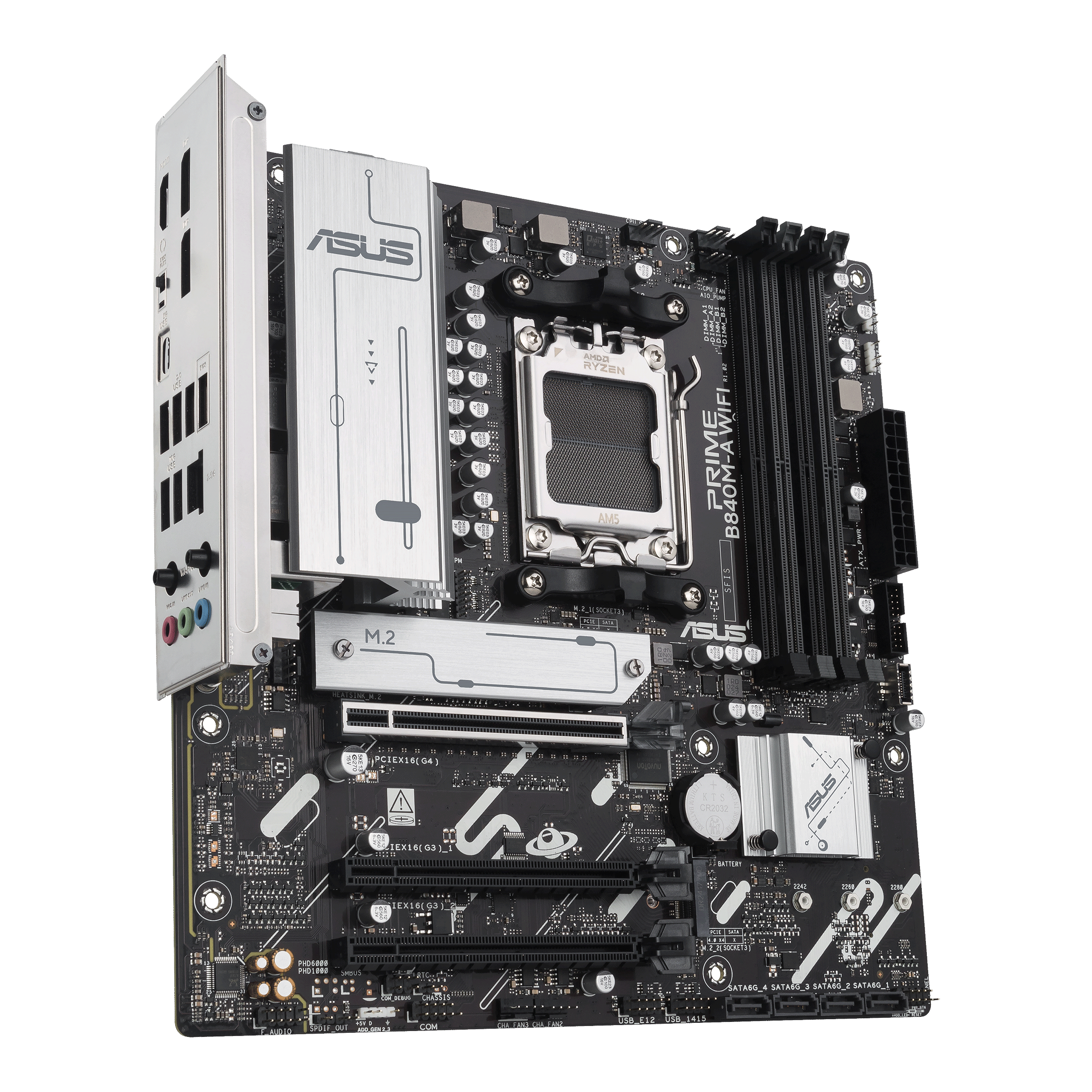 Asus - Asus PRIME B840M-A WIFI (Socket AM5) DDR5 Micro-ATX Motherboard