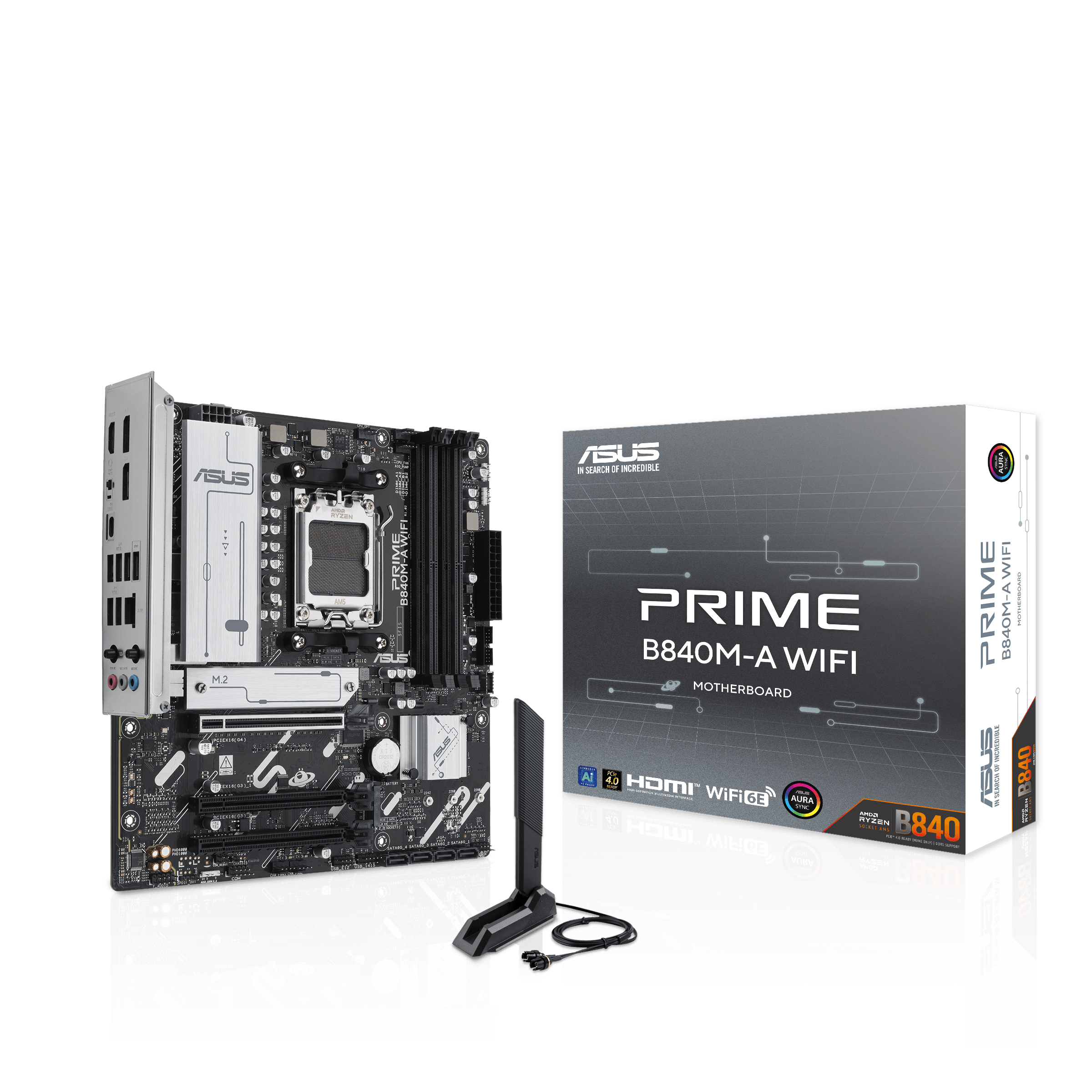 Asus PRIME B840M-A WIFI (Socket AM5) DDR5 Micro-ATX Motherboard