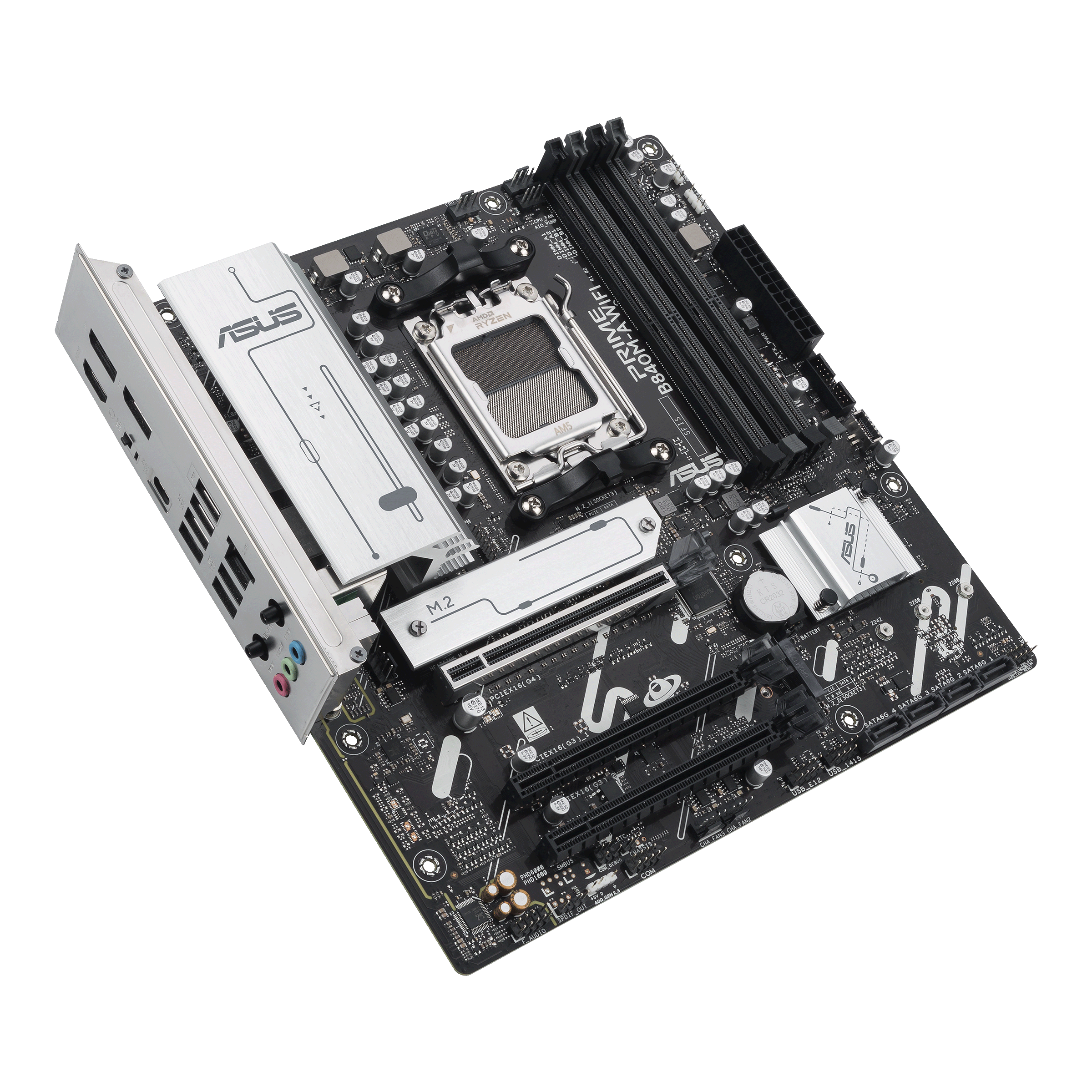 Asus - Asus PRIME B840M-A WIFI (Socket AM5) DDR5 Micro-ATX Motherboard