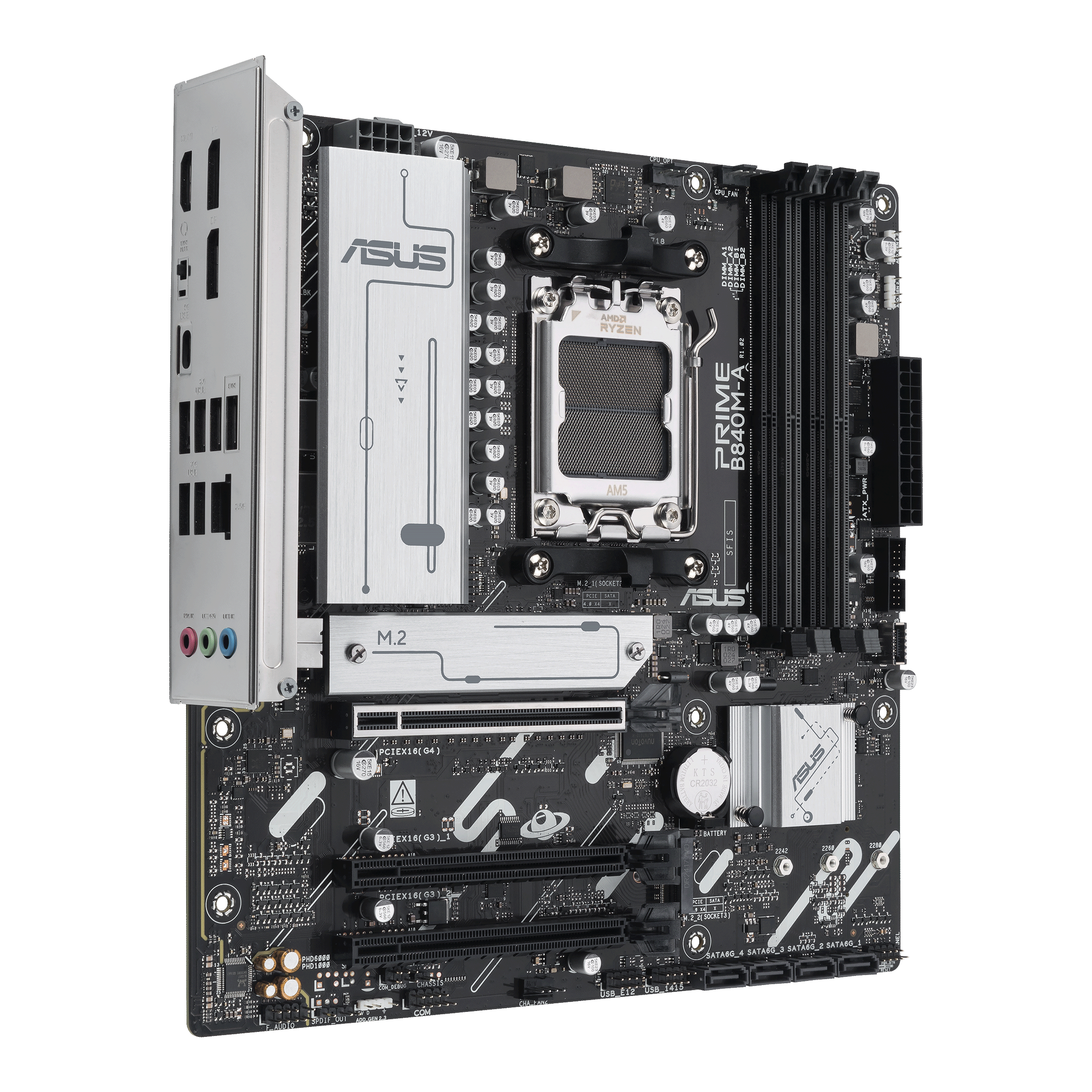 Asus - Asus PRIME B840M-A-CSM (Socket AM5) DDR5 Micro-ATX Motherboard