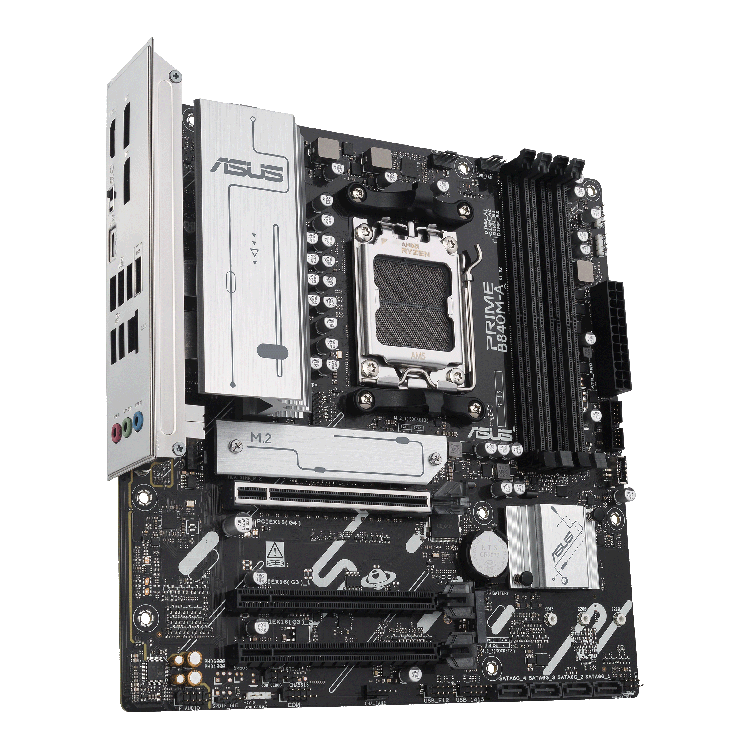 Asus - Asus PRIME B840M-A-CSM (Socket AM5) DDR5 Micro-ATX Motherboard