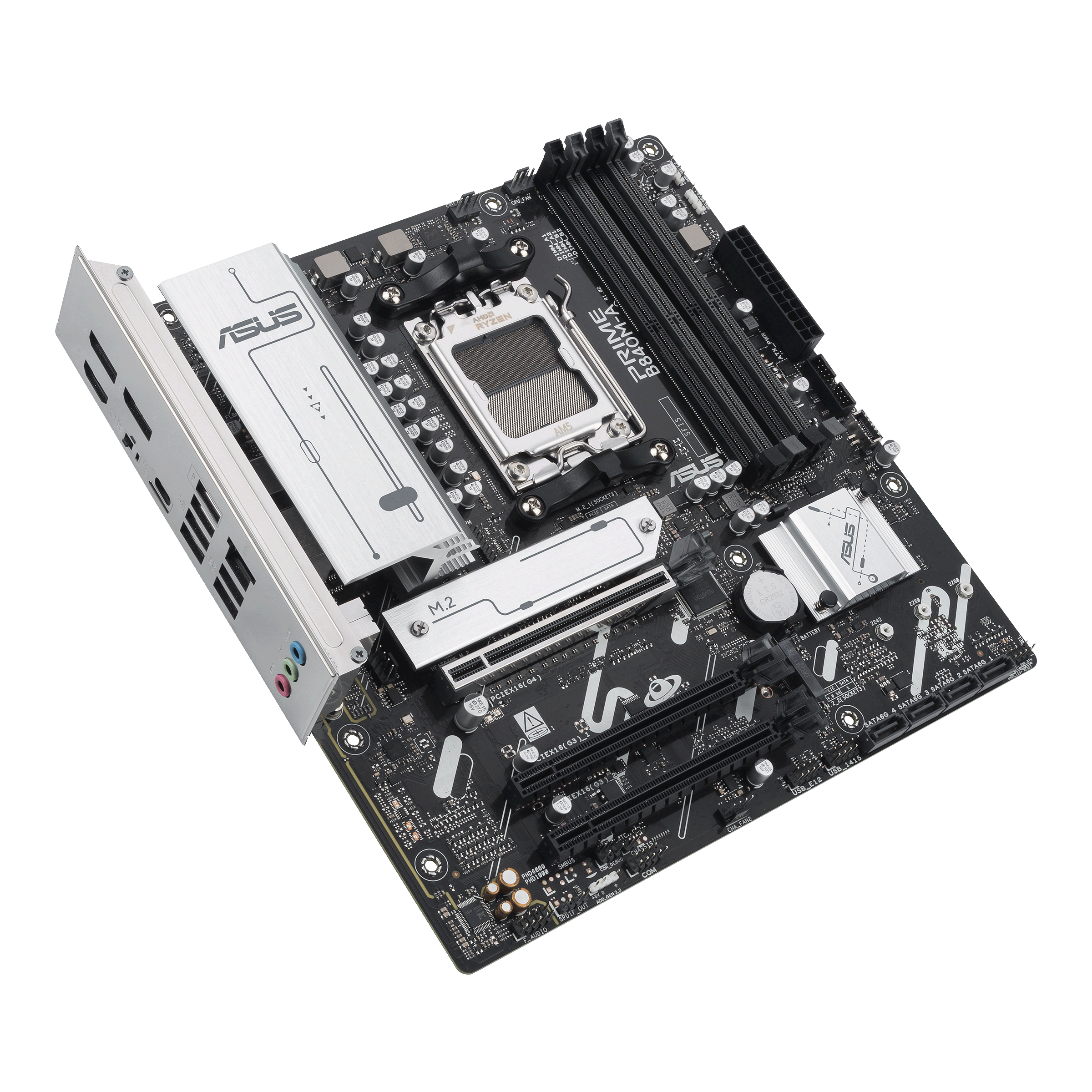 Asus - Asus PRIME B840M-A-CSM (Socket AM5) DDR5 Micro-ATX Motherboard